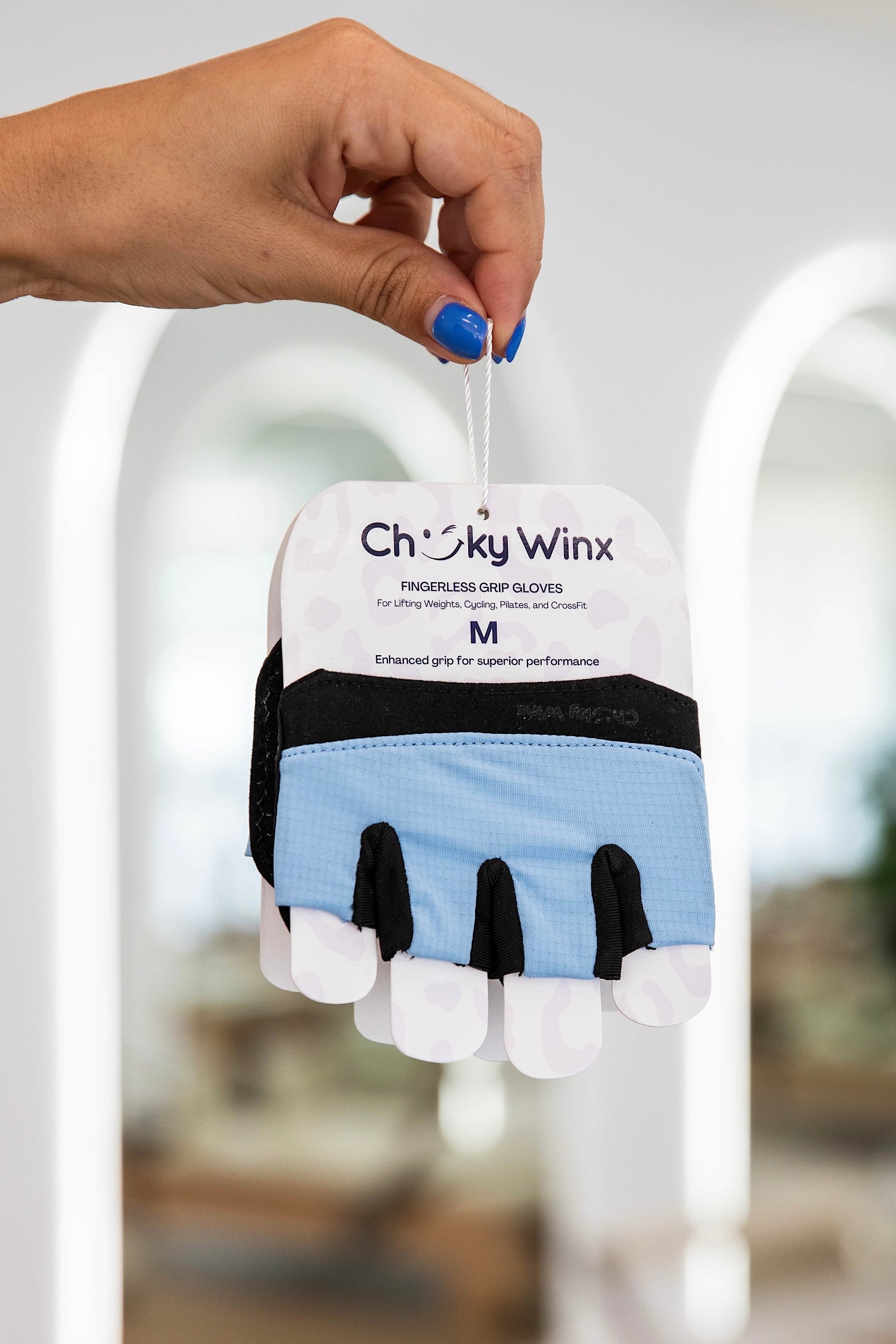 Blue Gym Gloves-Cheeky Winx