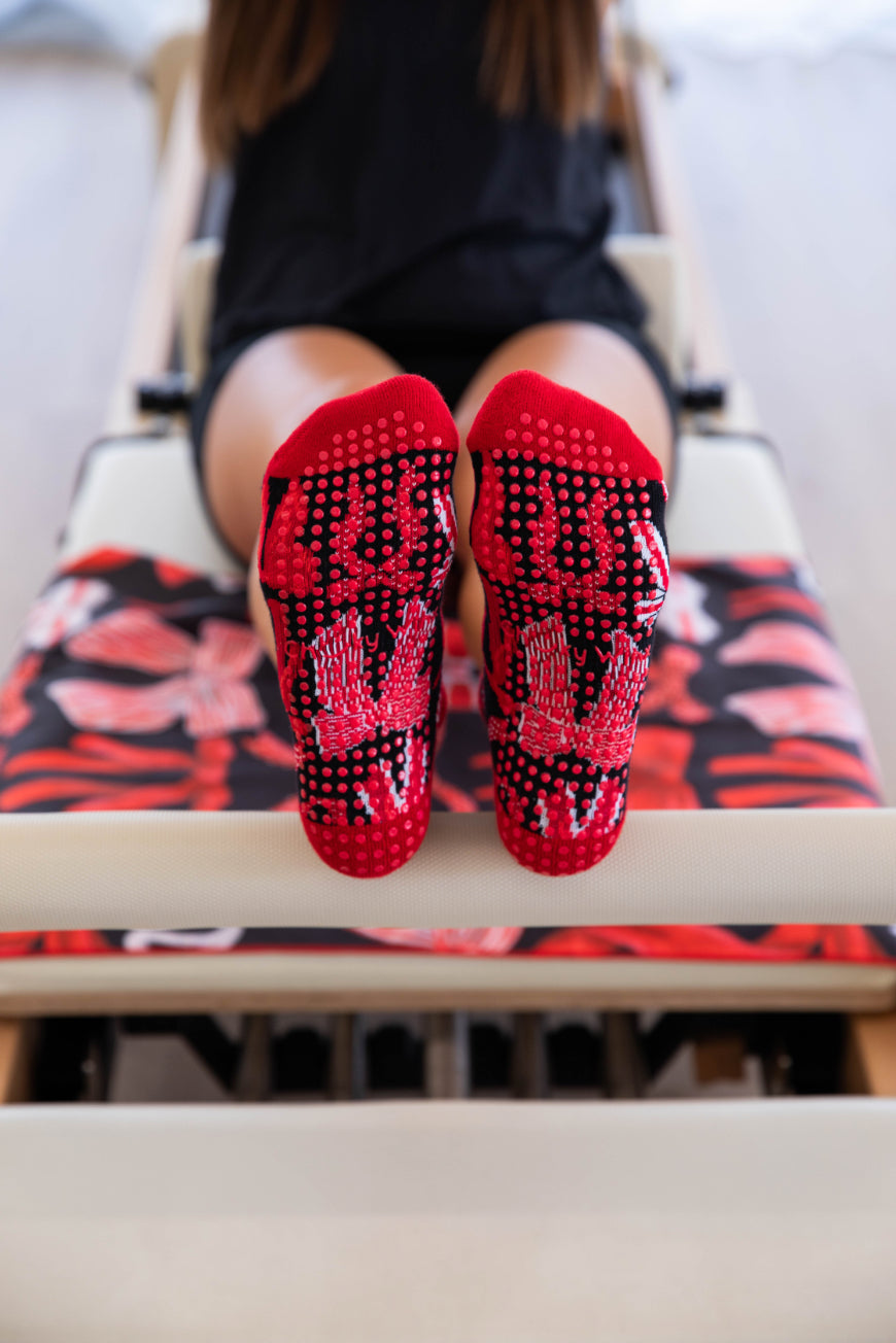 Bows X Teggun Ashleigh Grip Socks-Cheeky Winx