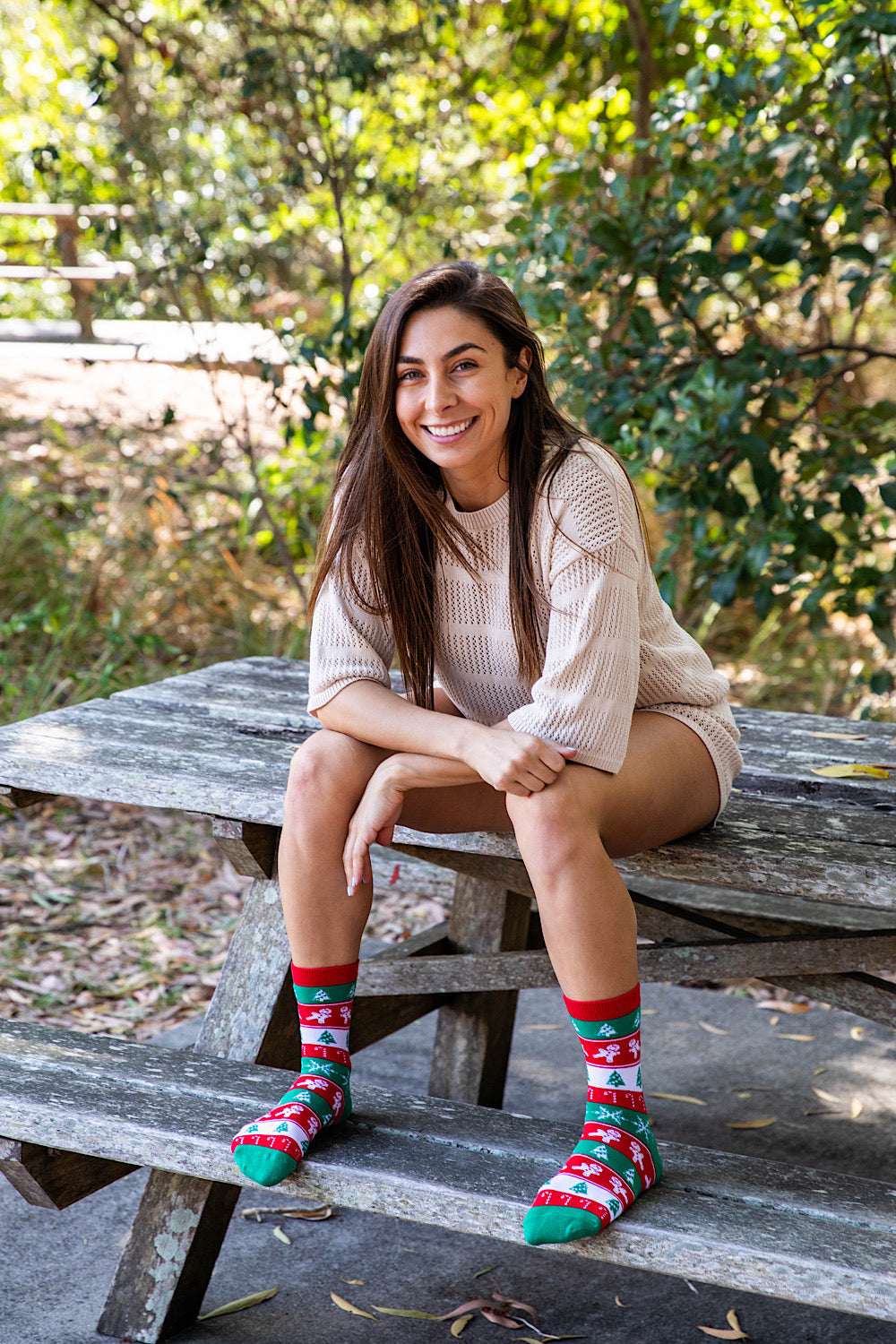 Christmas Crew Socks-Cheeky Winx