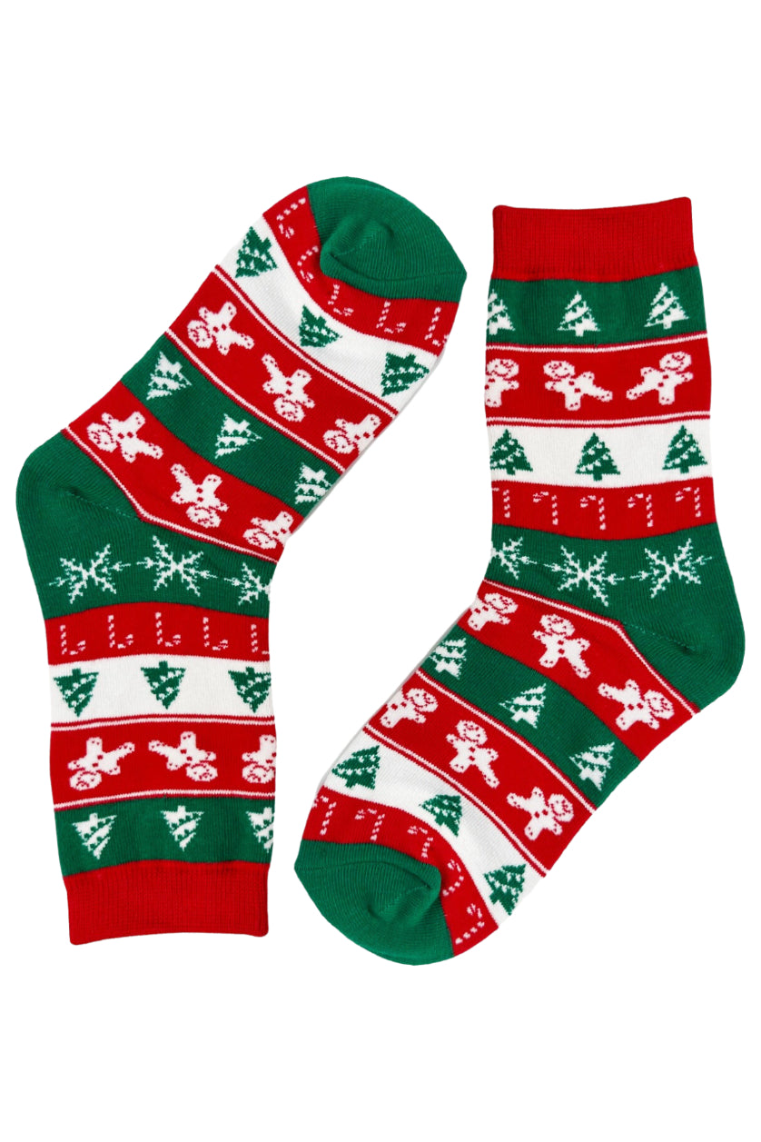 Christmas Crew Socks-Cheeky Winx