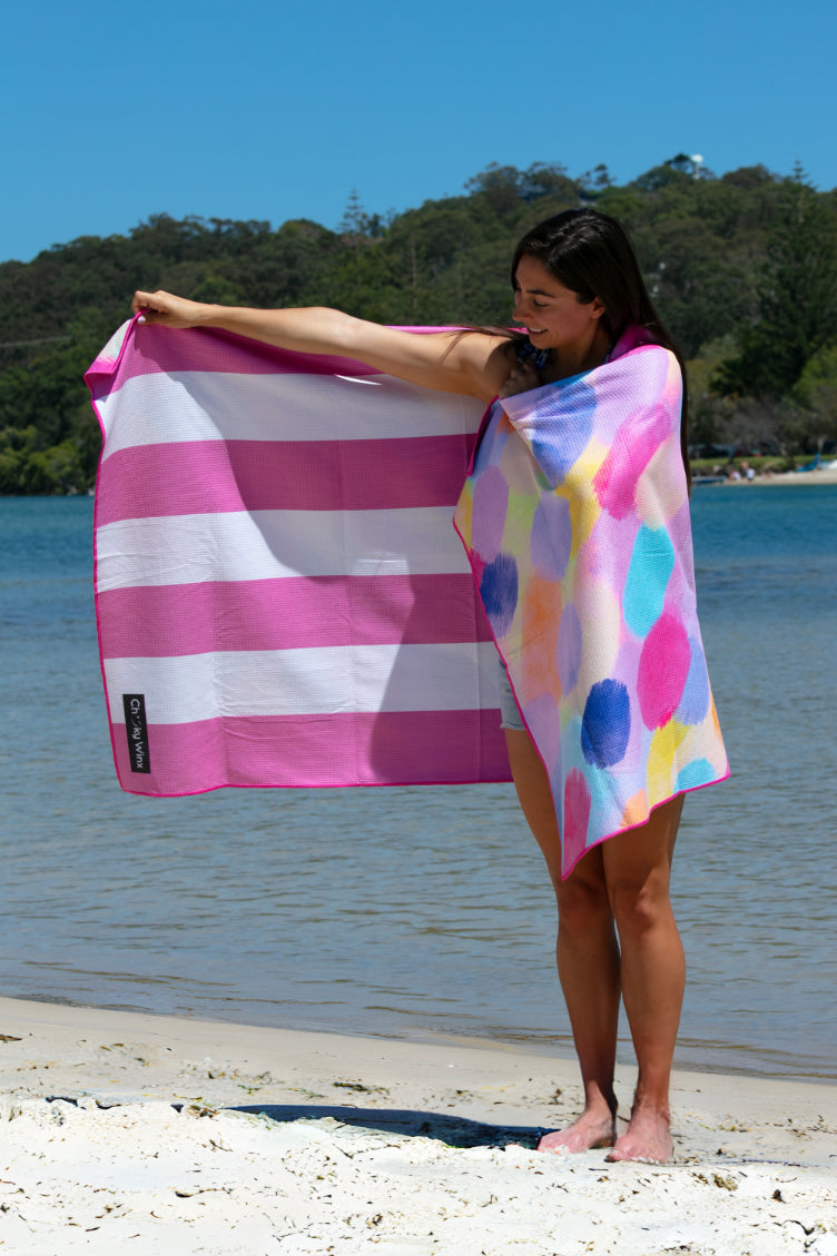 Cotton Candy Beach Towel-Cheeky Winx