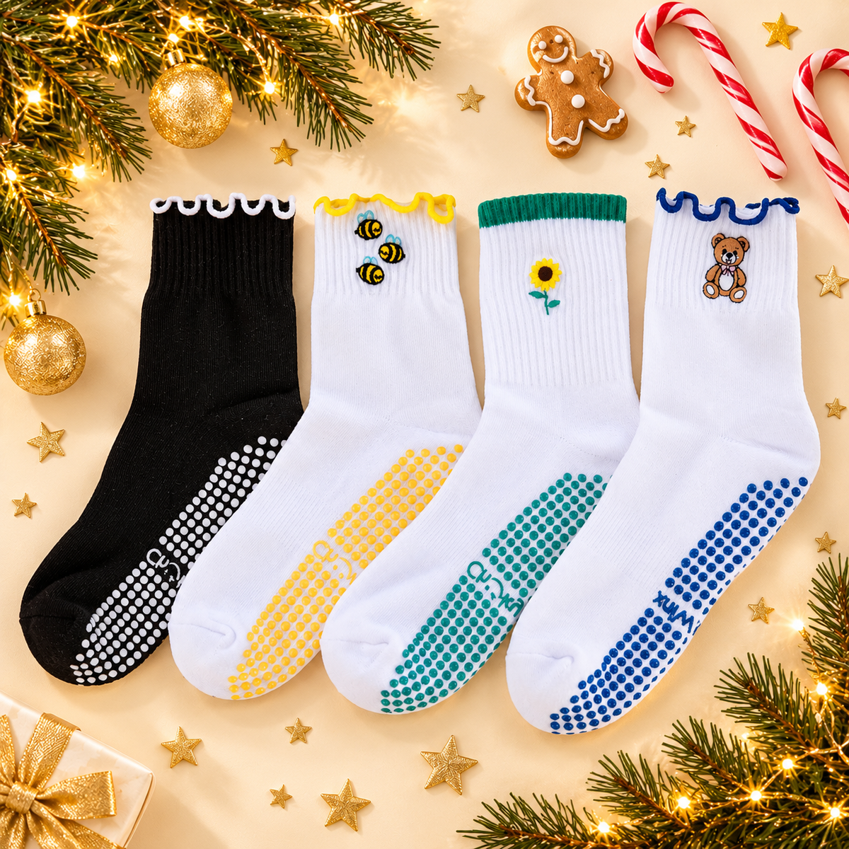 Grip Sock Gift Box | 4 Pairs