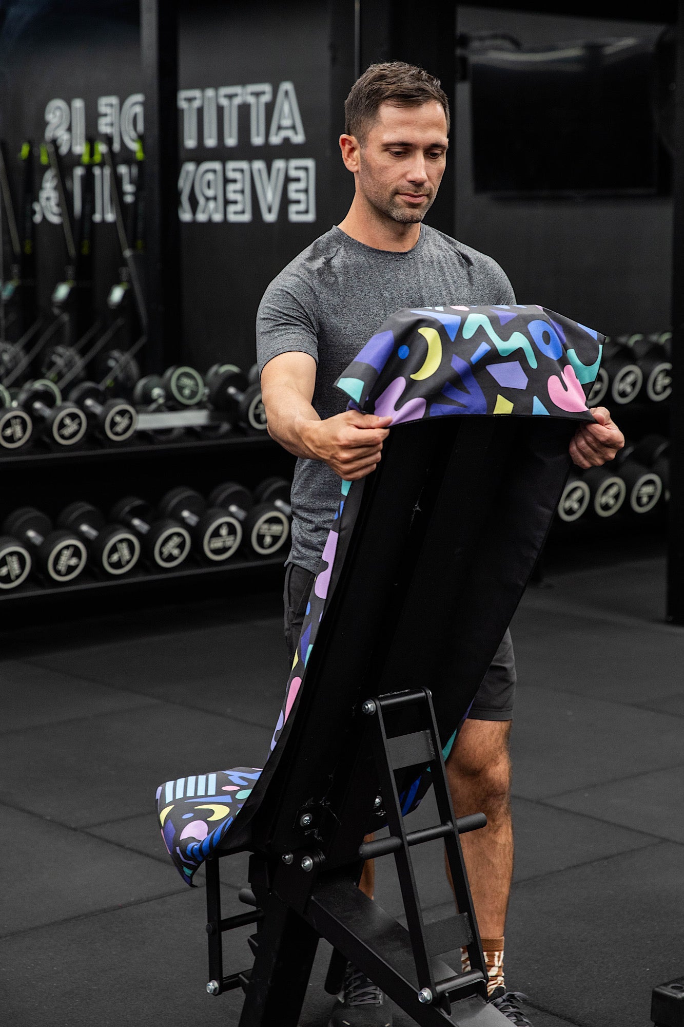 Hooded Black Fiesta X Deb McNaughton Gym Towel-Cheeky Winx