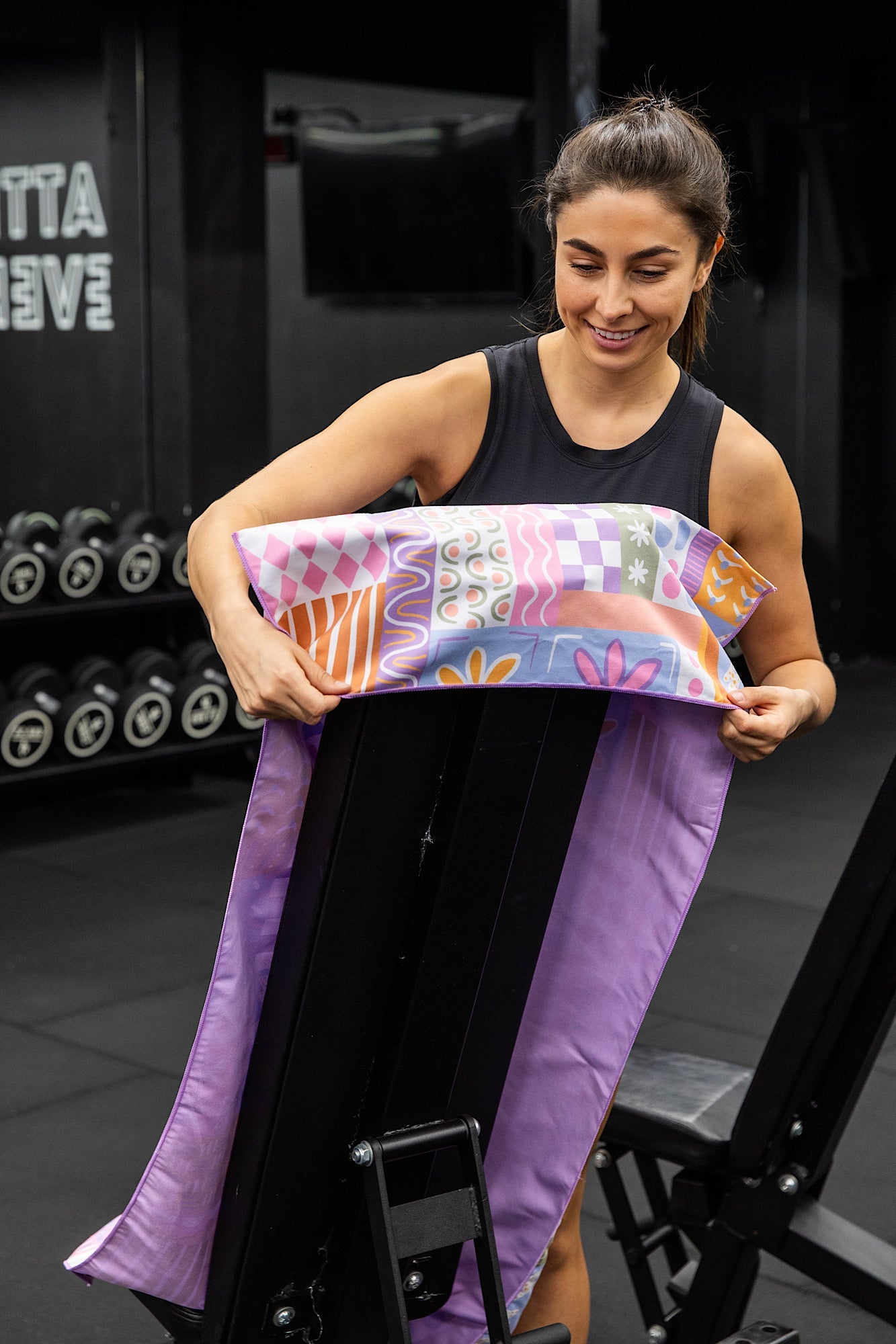 Hooded Patchwork Gym Towel-Cheeky Winx