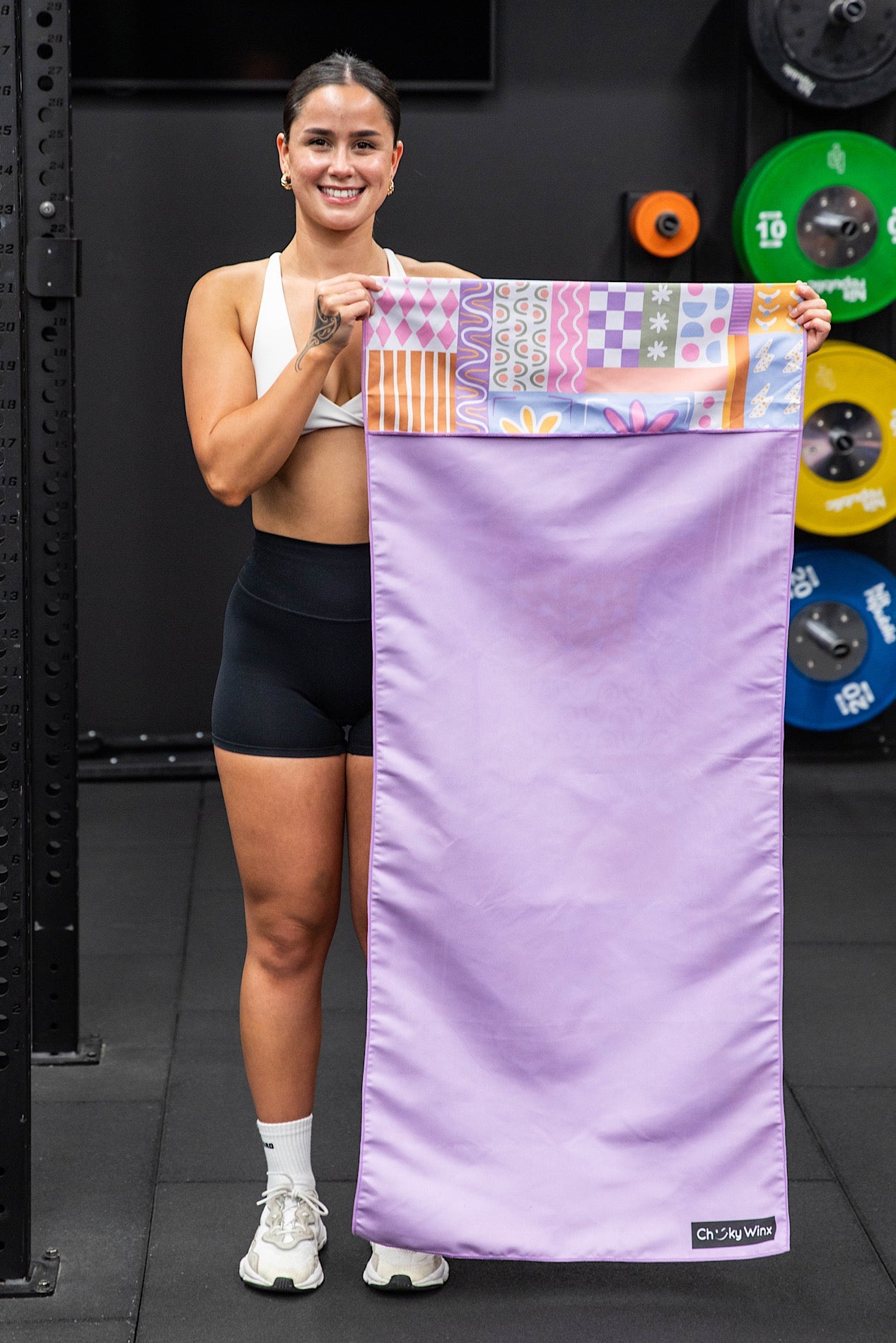 Hooded Patchwork Gym Towel-Cheeky Winx