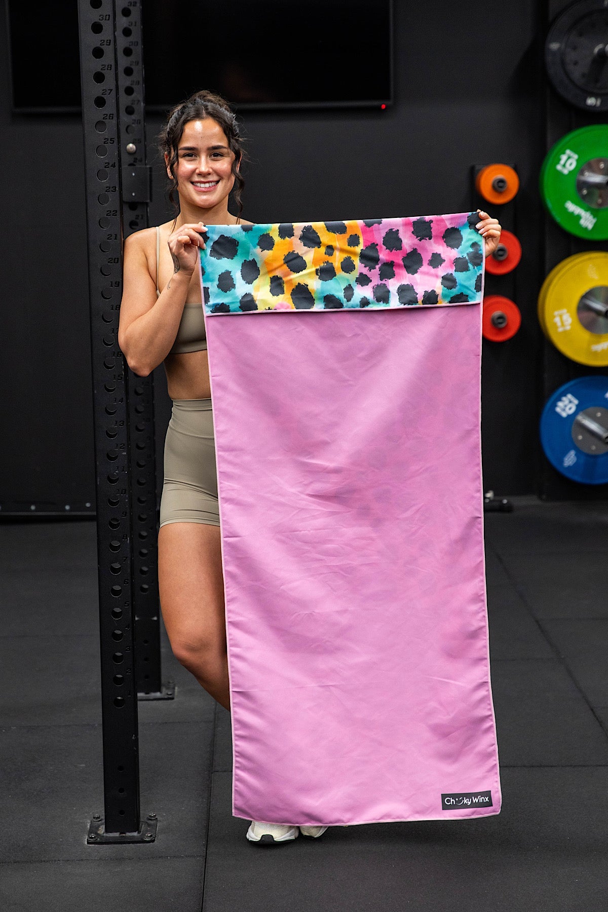 Hooded Trio Cheetah X Inky Soda Gym Towel-Cheeky Winx