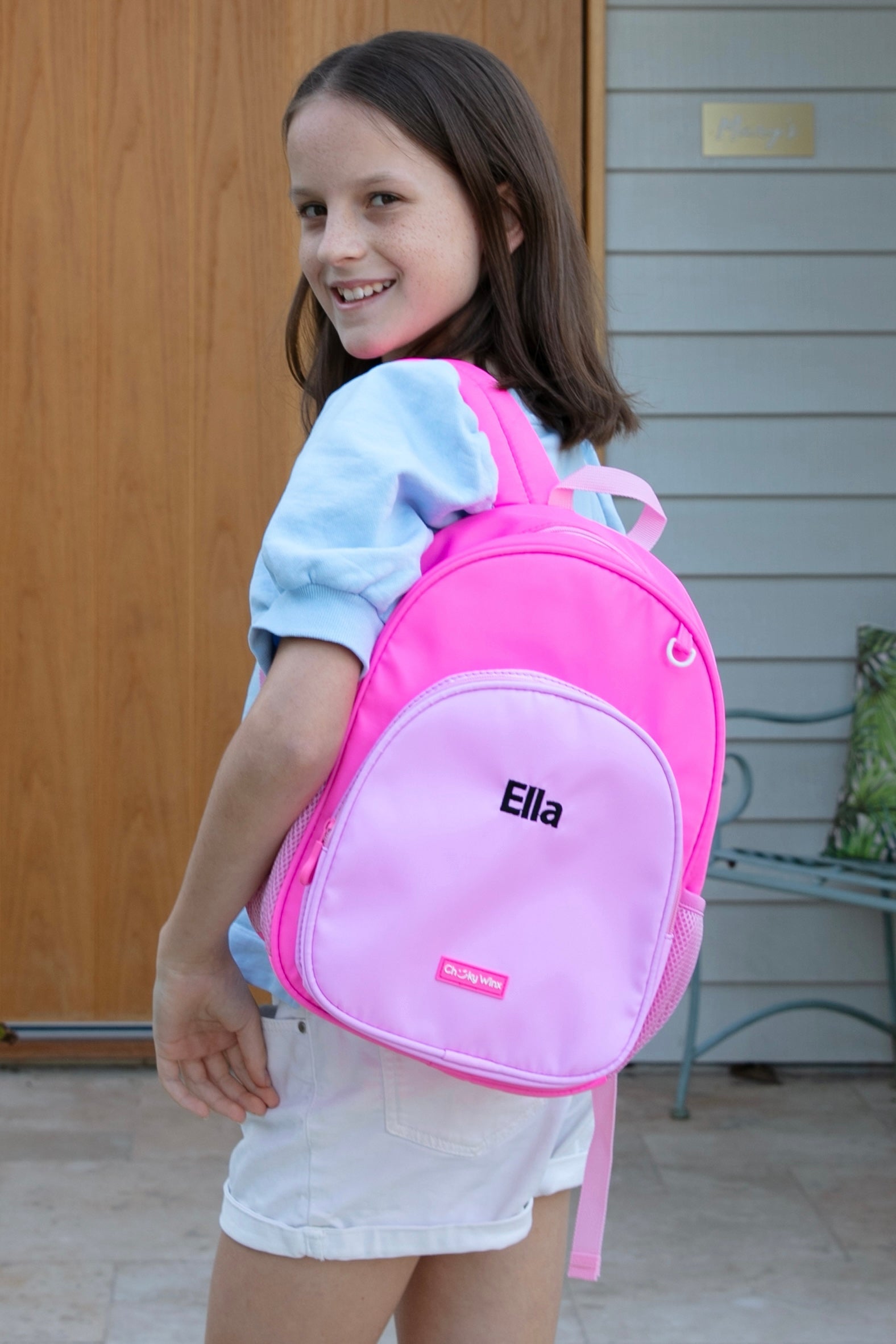 Kids Pink on Pink Backpack-Cheeky Winx