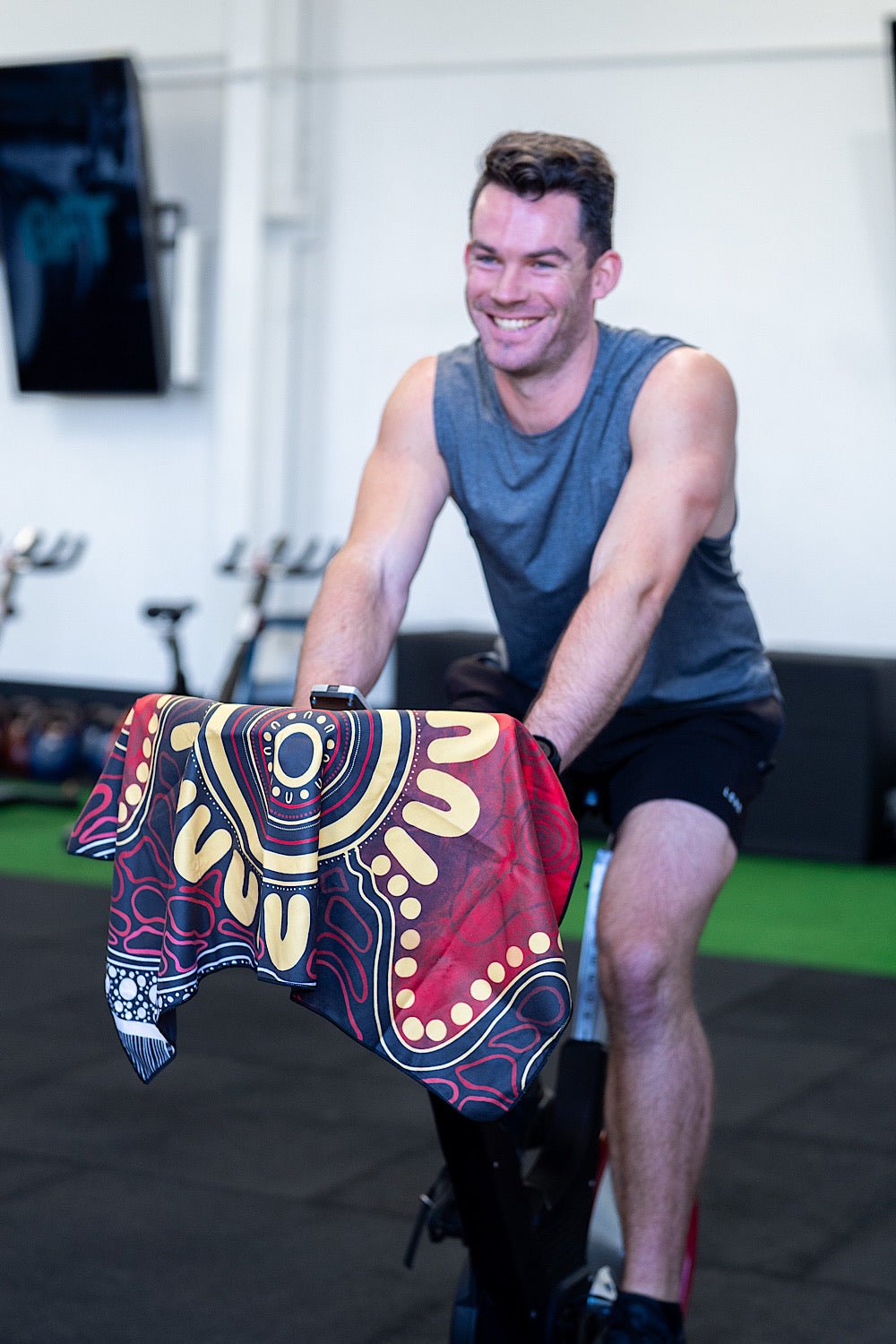 Mental Health X Ina Art Gym Towel-Cheeky Winx