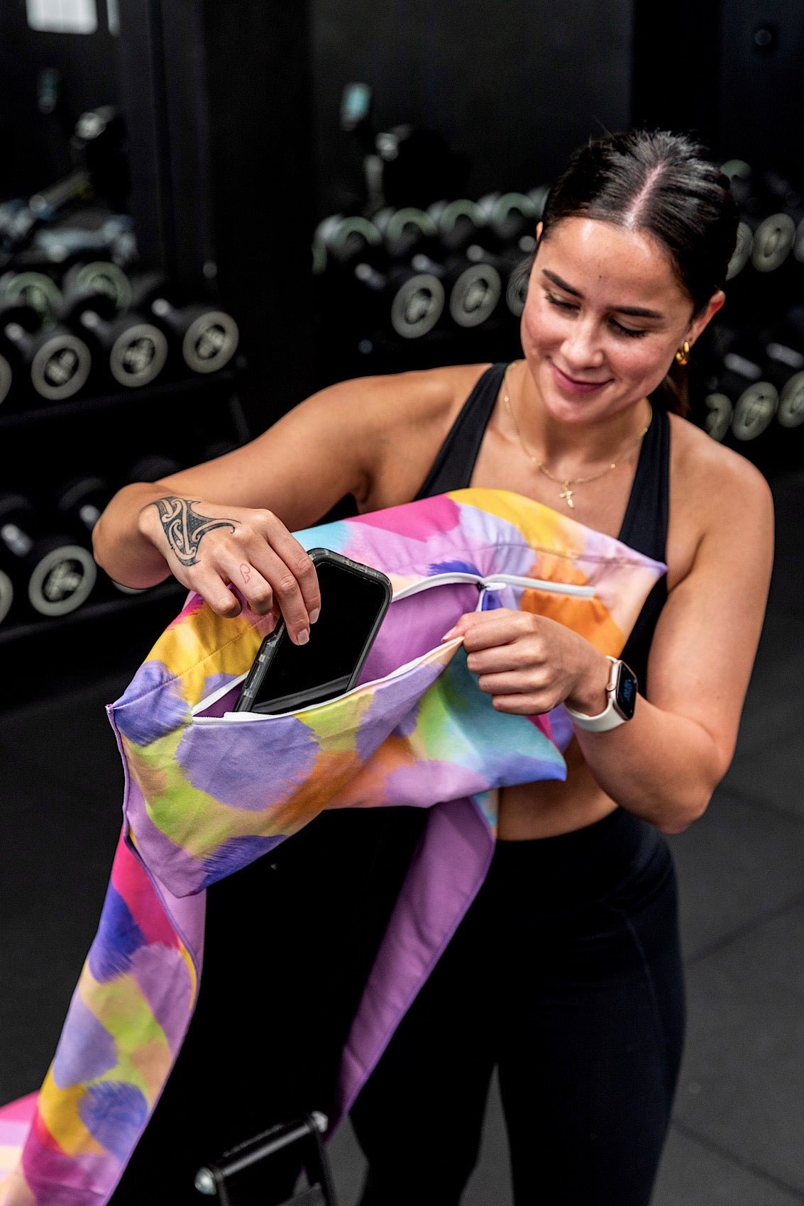 Hooded Cotton Candy X Wonderland Gym Towel - Cheeky Winx