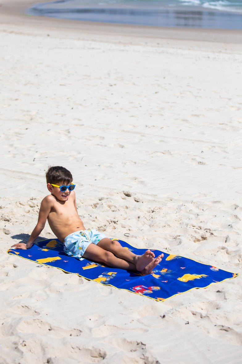Kids Construction Beach Towel - Cheeky Winx
