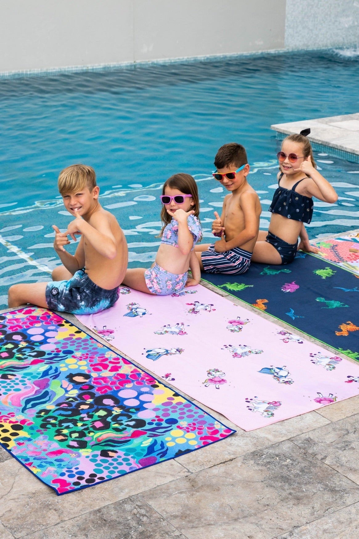 Kids Unicorns Beach Towel - Cheeky Winx