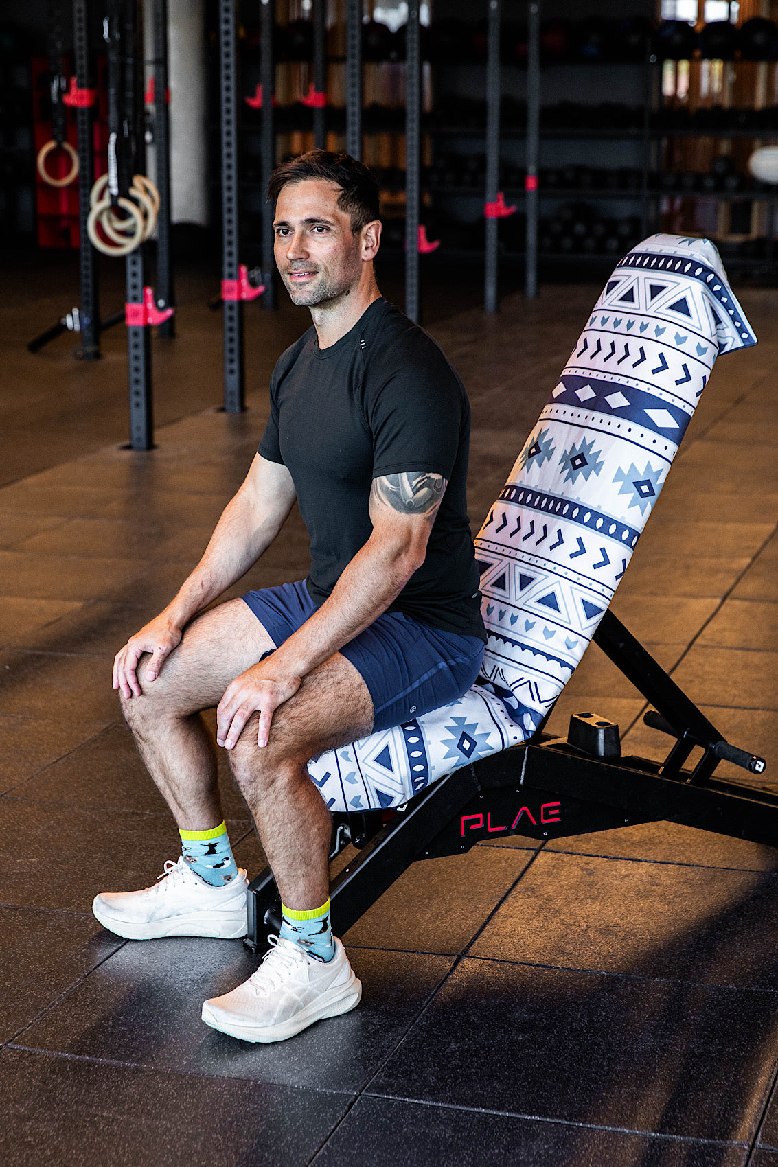 Boho Blue Hooded Gym Towel - Cheeky Winx