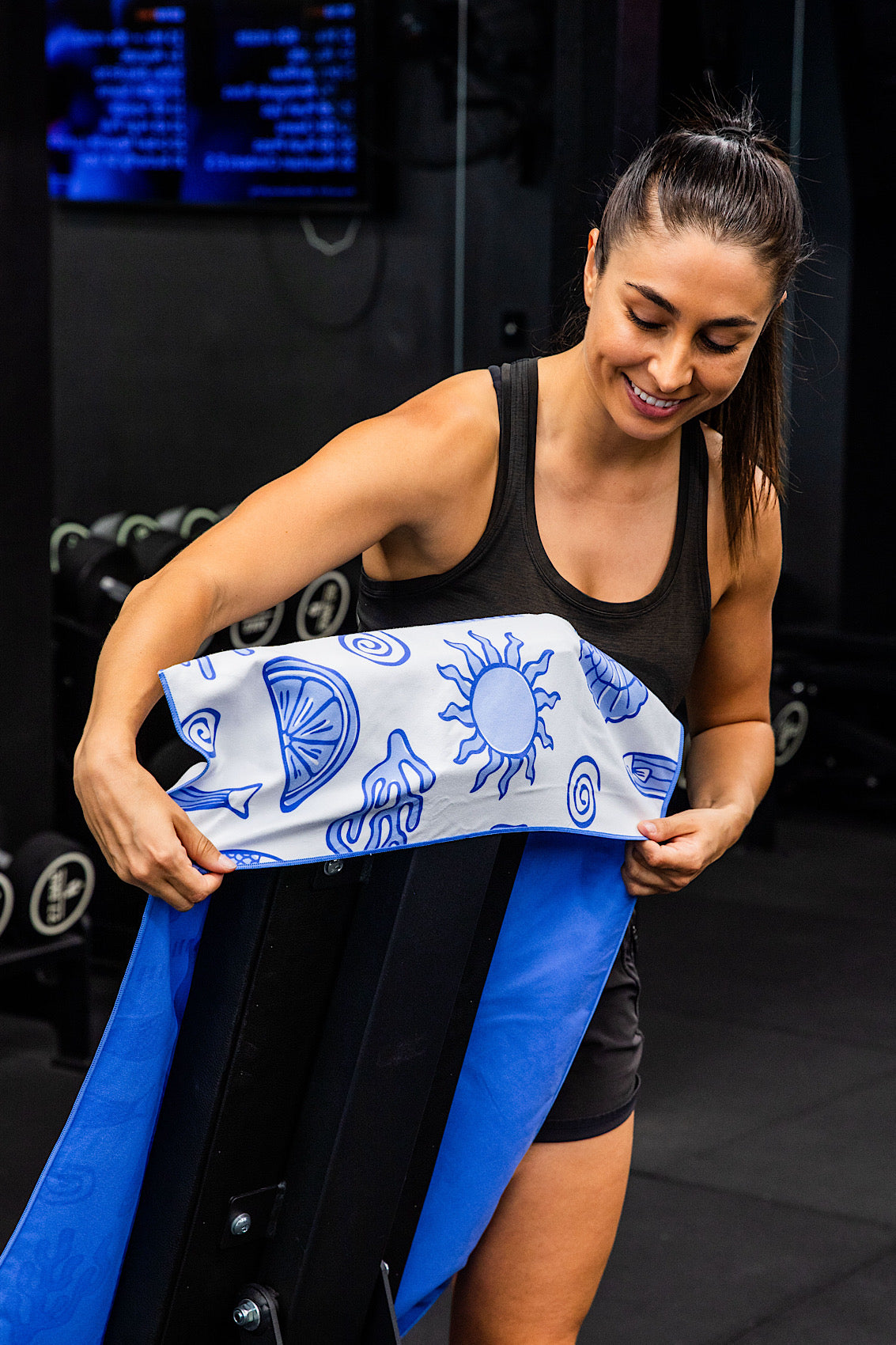 Hooded Mediterranean Sea Gym Towel - PRE ORDER END OF JAN