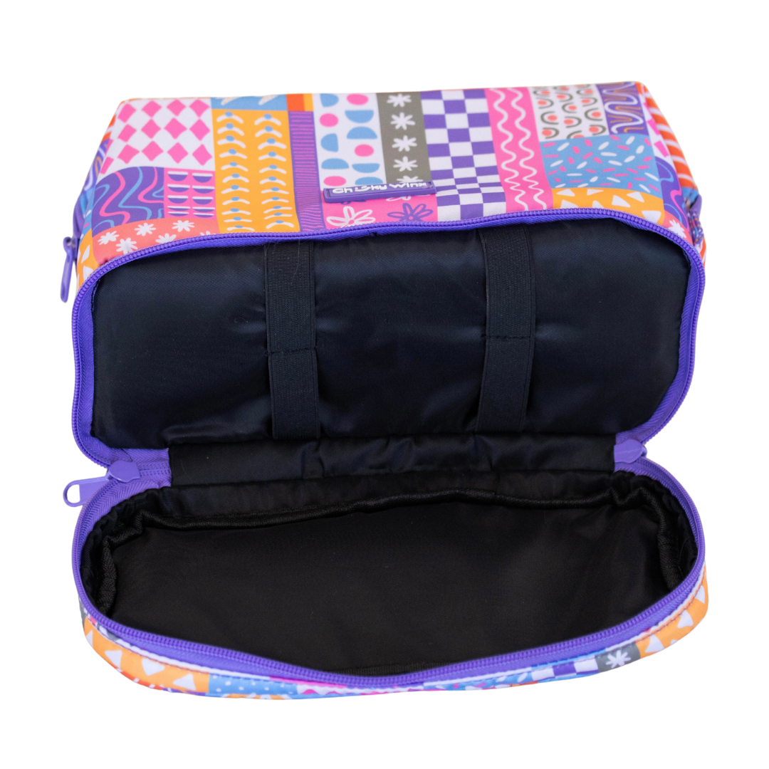 Patchwork Makeup Bag