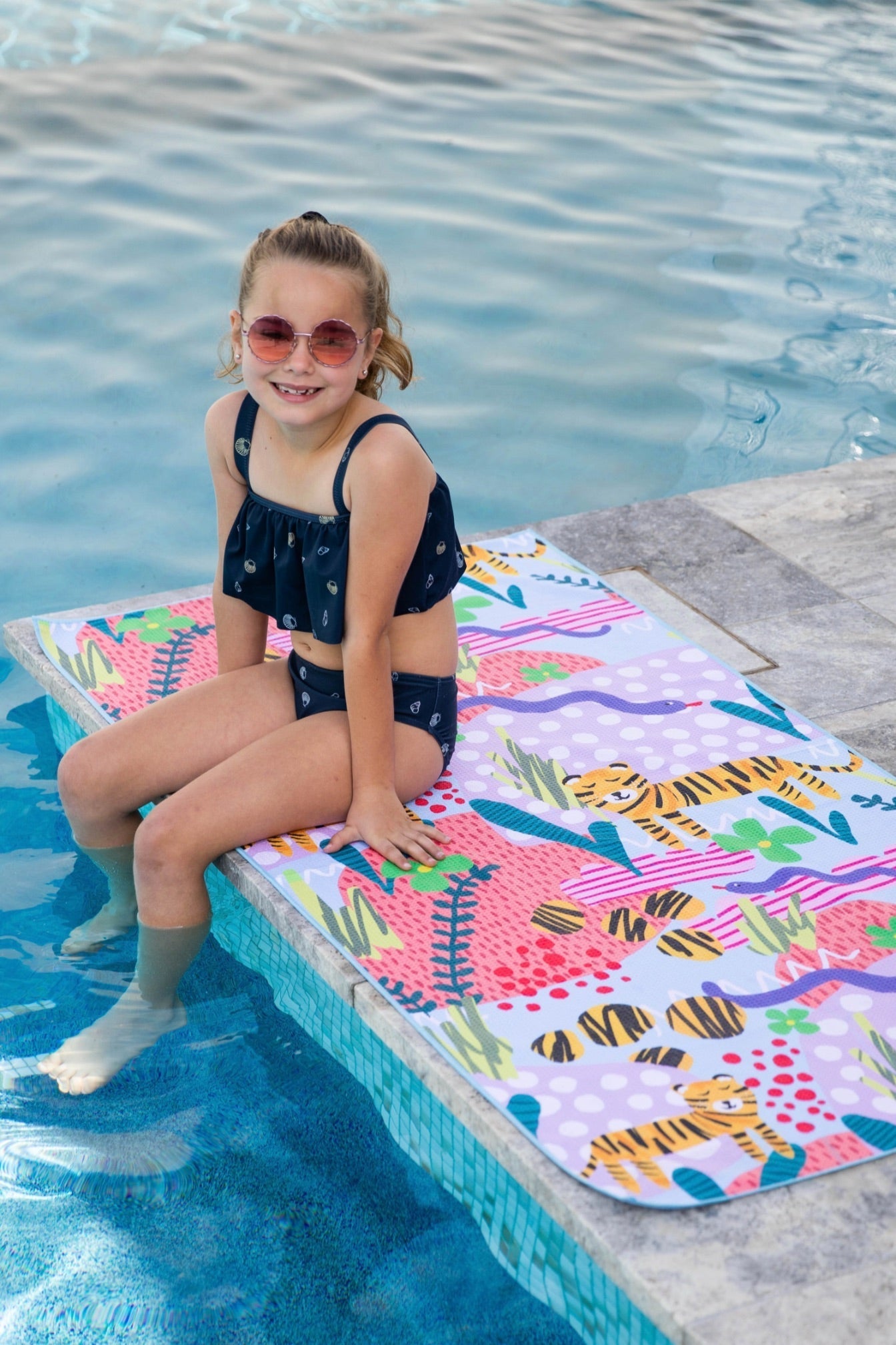 BAGLESS Kids Tiger Territory Beach Towel-Cheeky Winx