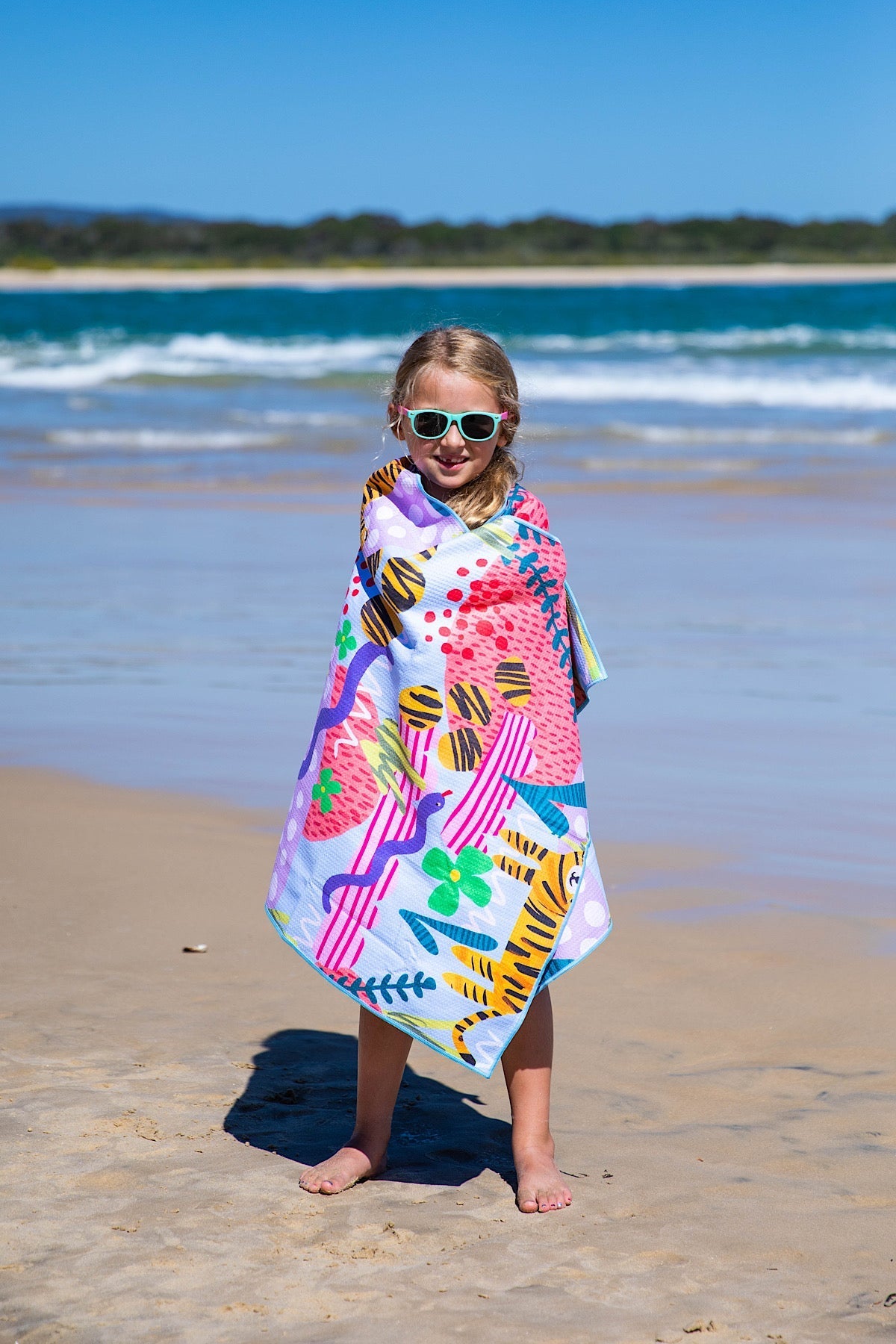 BAGLESS Kids Tiger Territory Beach Towel-Cheeky Winx