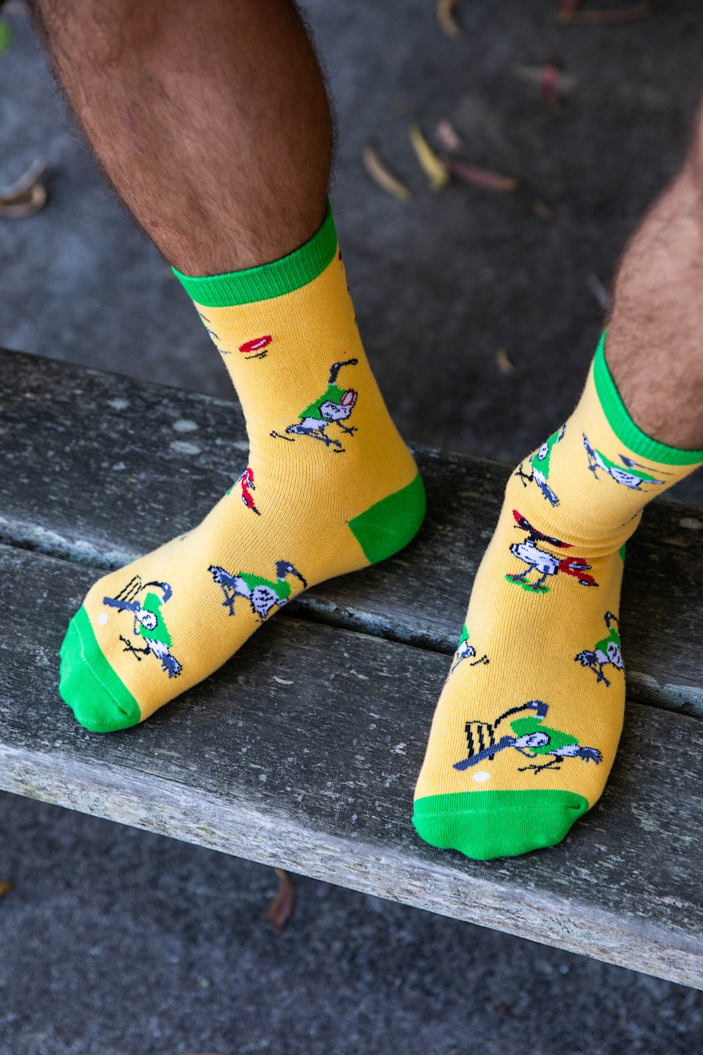 Bin Chicken Crew Socks-Cheeky Winx