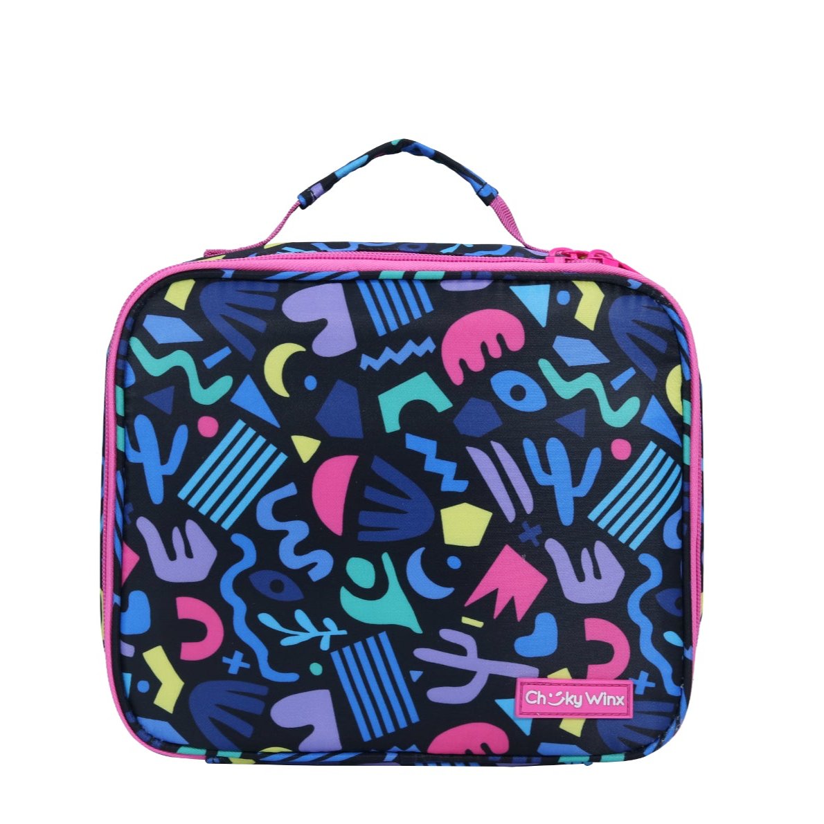 Black Fiesta x Deb McNaughton Lunch Bag-Cheeky Winx