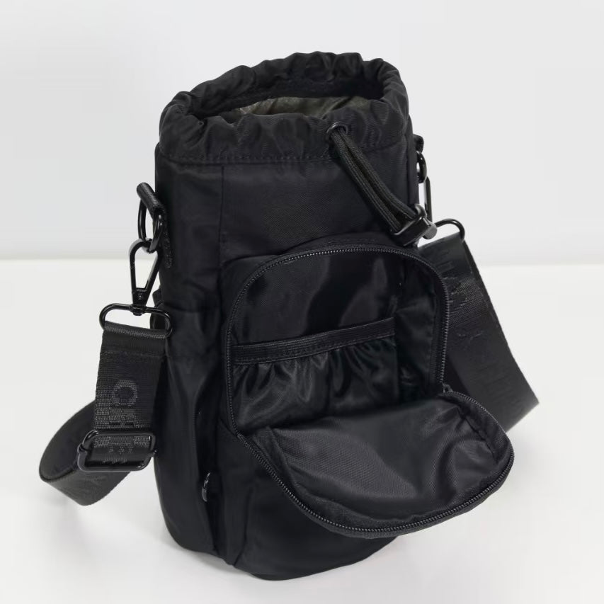 Black Water Bottle Bag-Cheeky Winx
