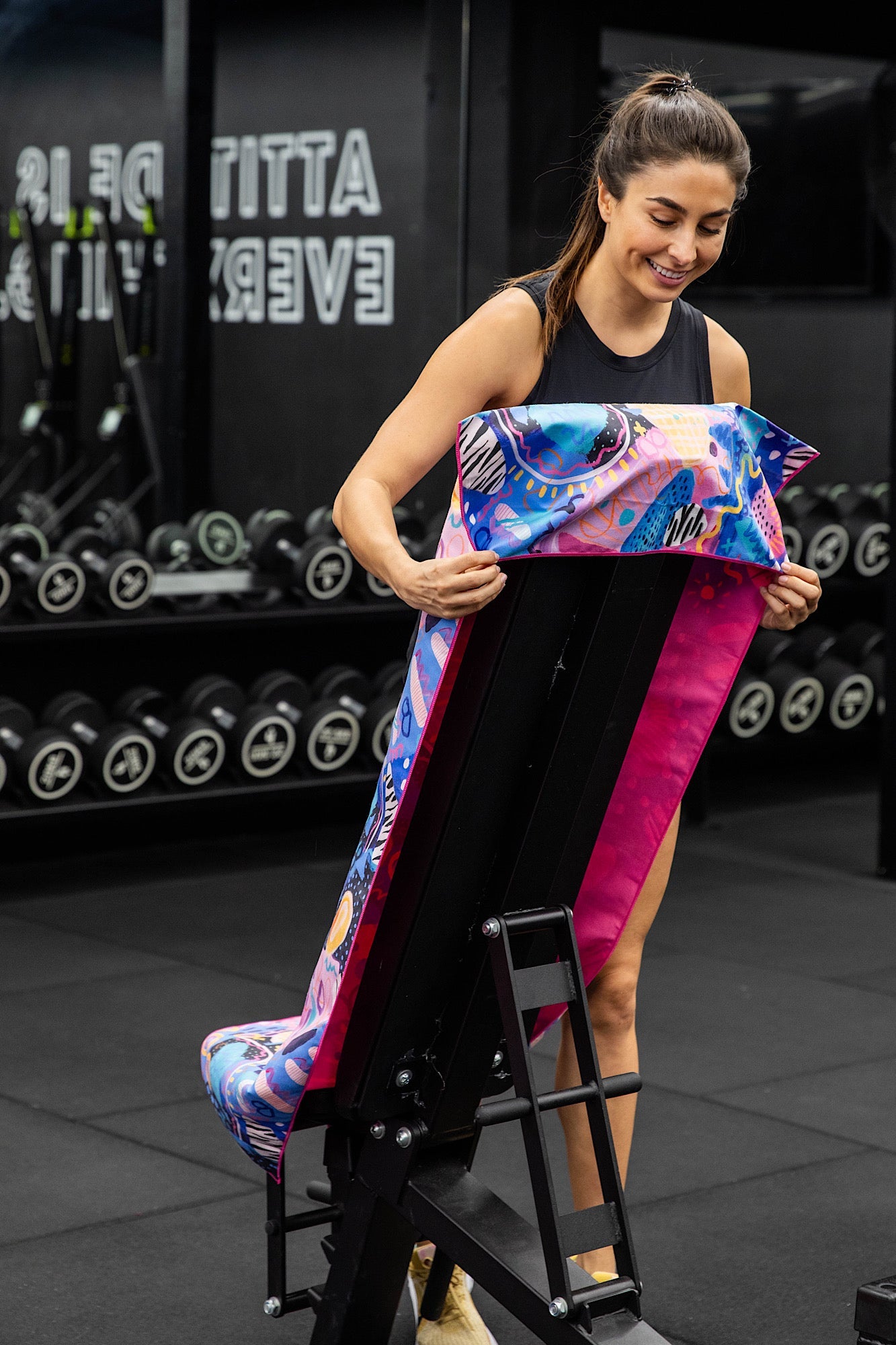 Hooded Fantasia X Deb McNaughton Gym Towel-Cheeky Winx