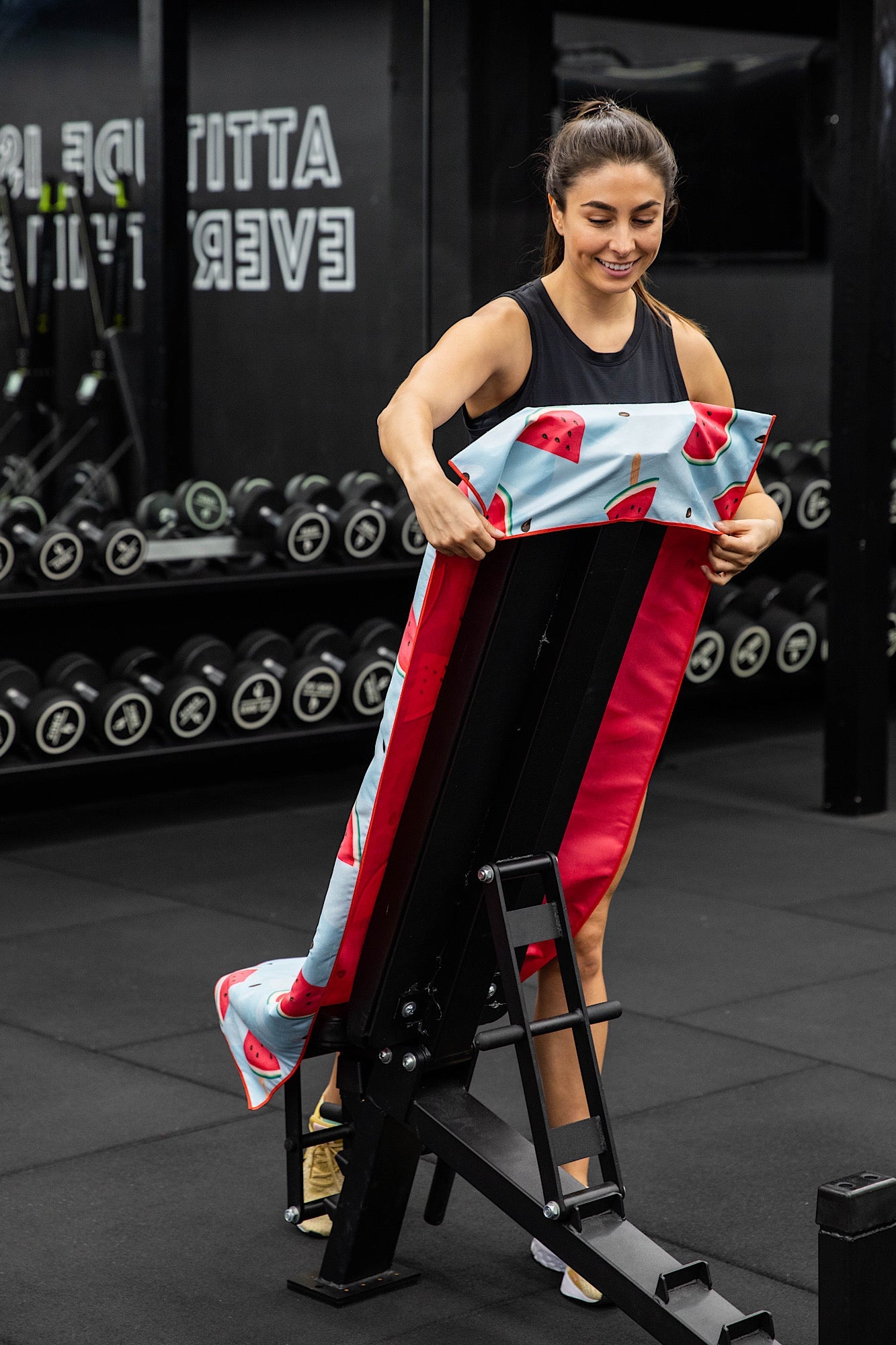 Hooded Watermelon Crush Gym Towel-Cheeky Winx