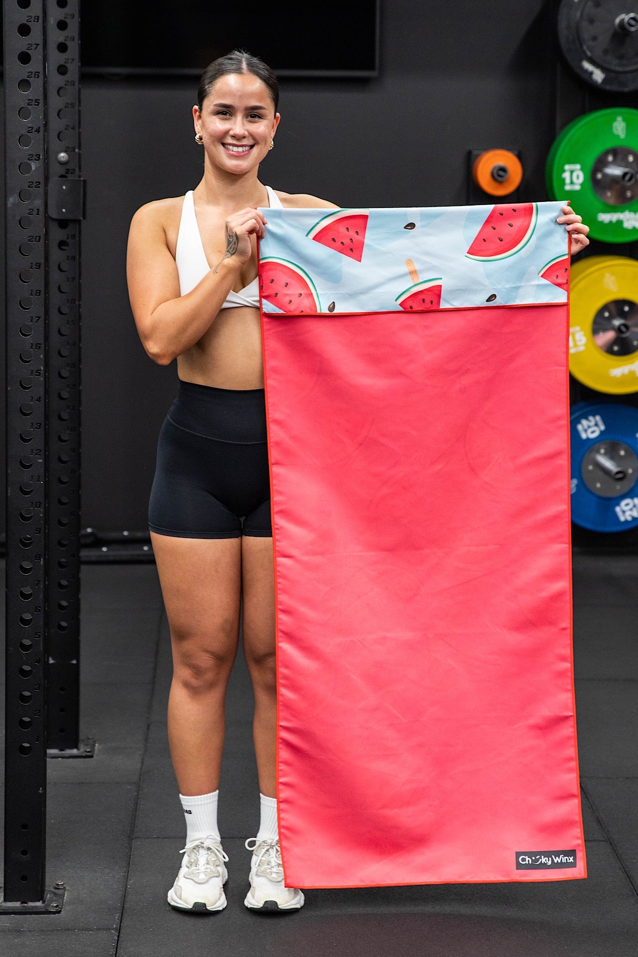 Hooded Watermelon Crush Gym Towel-Cheeky Winx