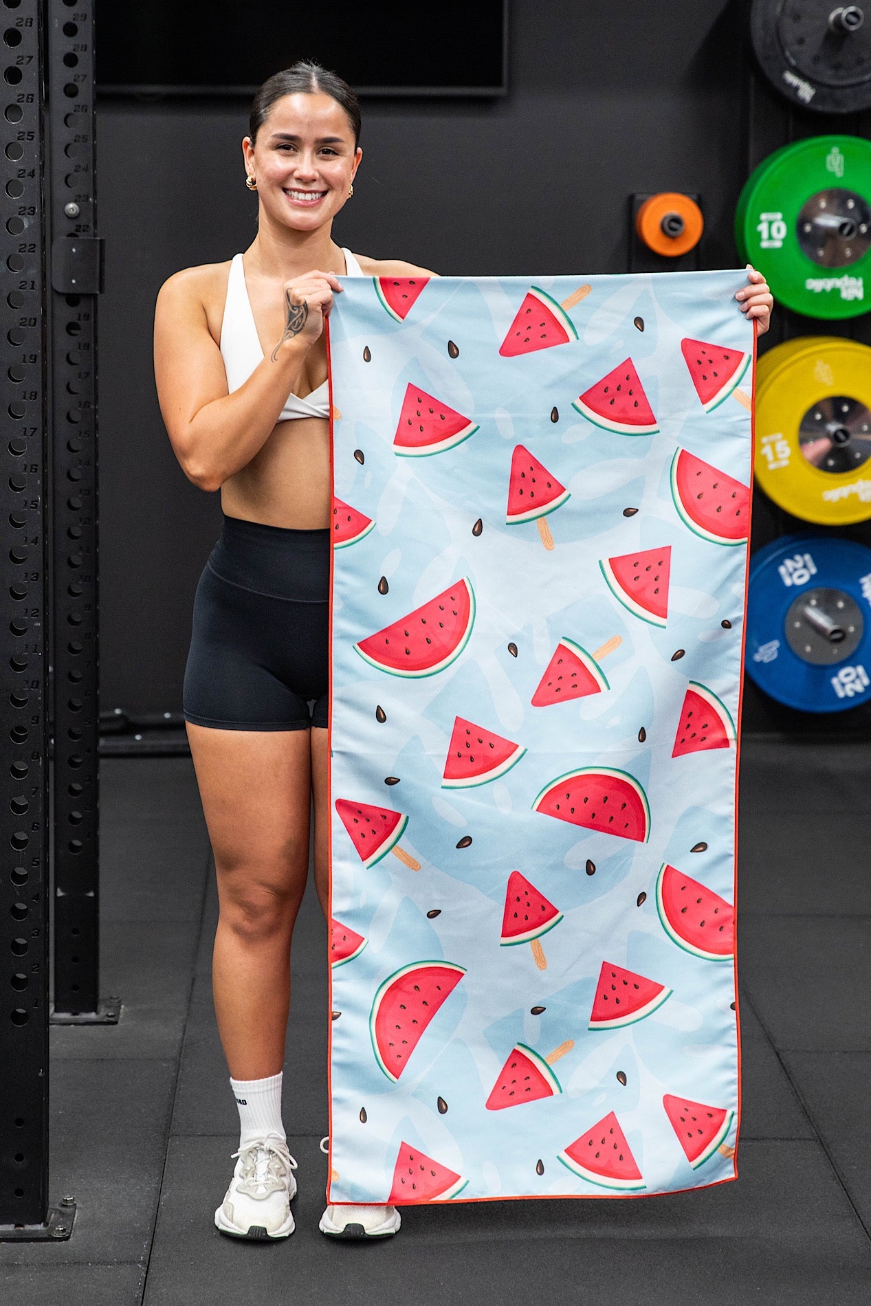 Hooded Watermelon Crush Gym Towel-Cheeky Winx