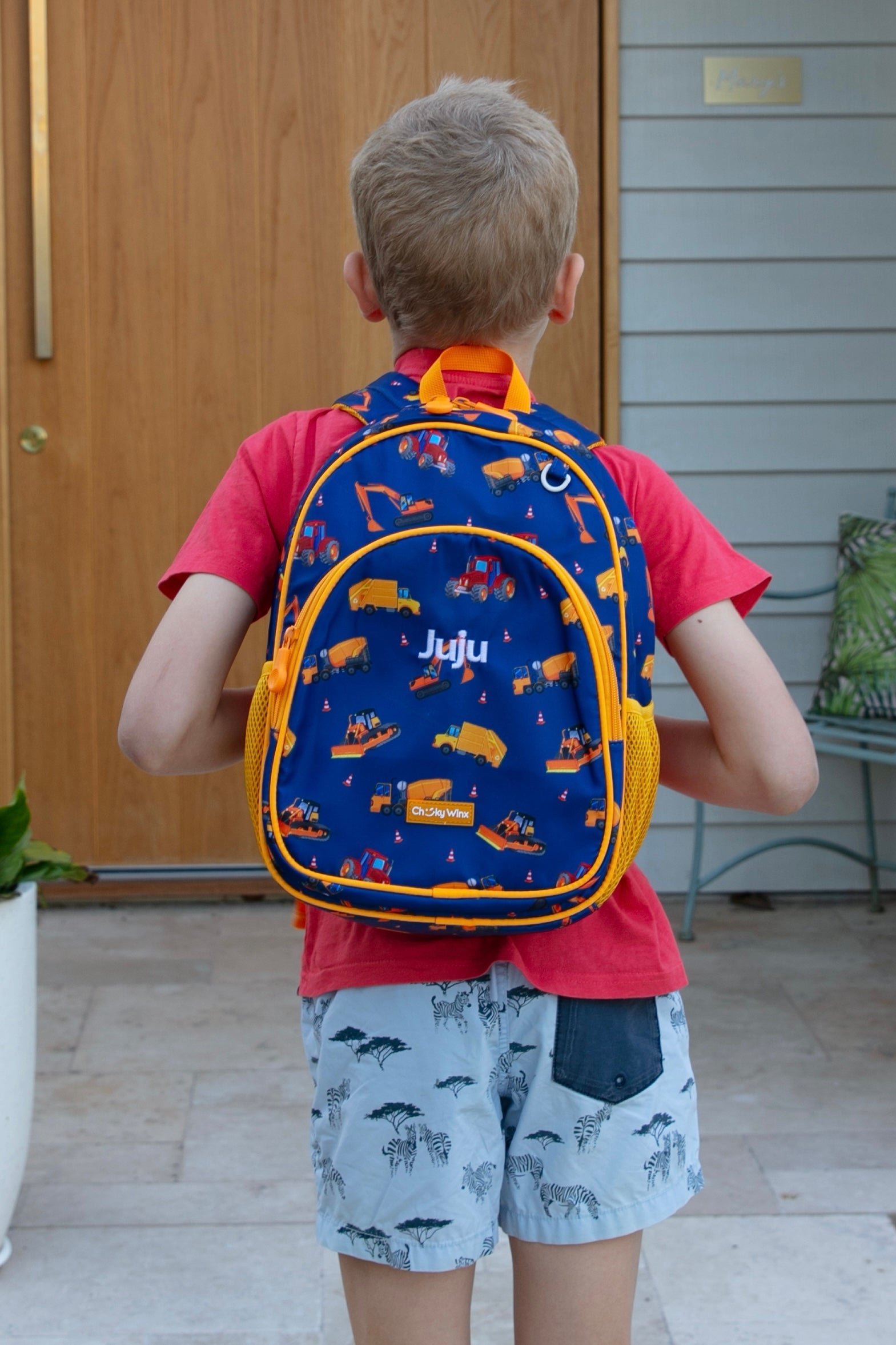 Kids Construction Backpack-Cheeky Winx