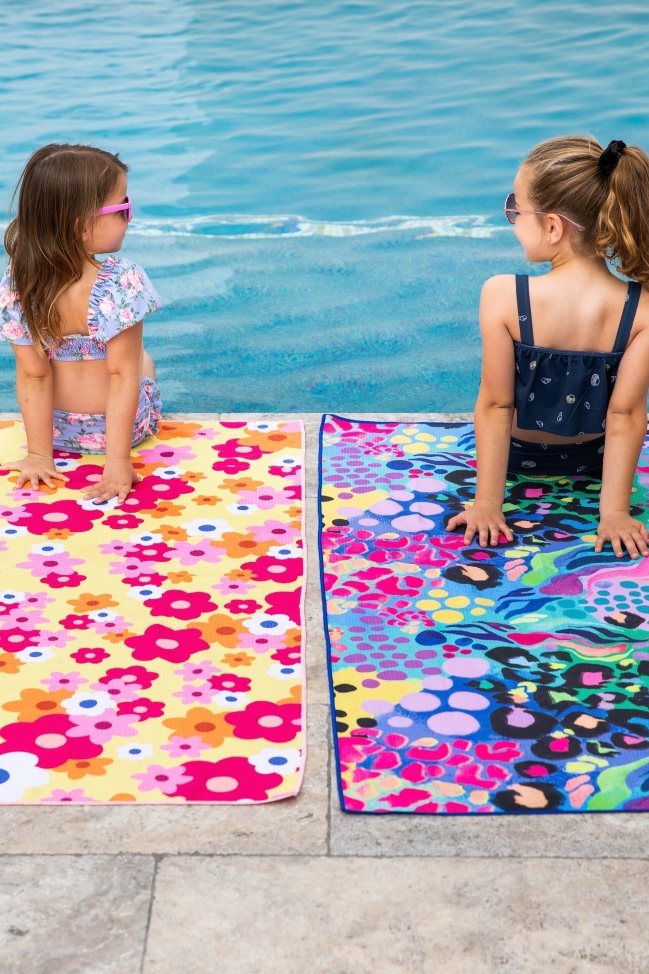 Kids Daisy Fields Beach Towel-Cheeky Winx