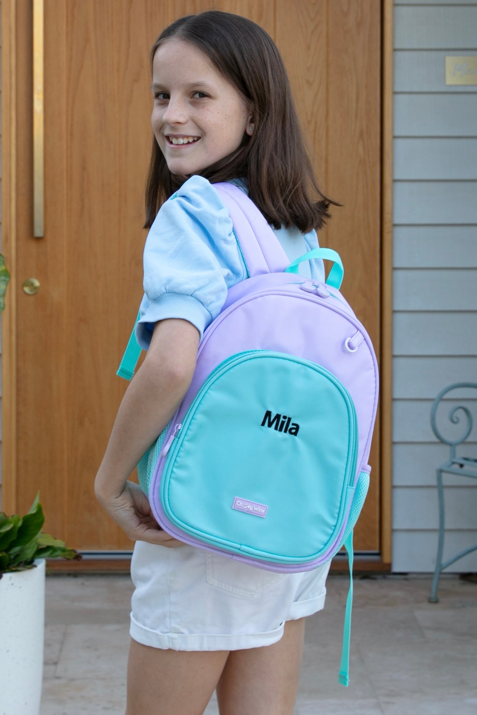 Kids Teal and Purple Backpack-Cheeky Winx-Cheeky Winx