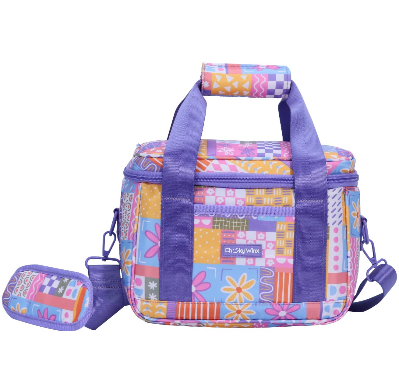 Large Patchwork Lunch Bag-Cheeky Winx