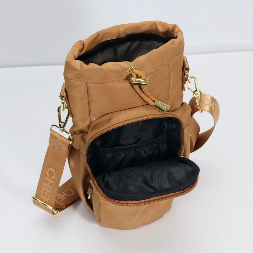 Mocha Water Bottle Bag-Cheeky Winx