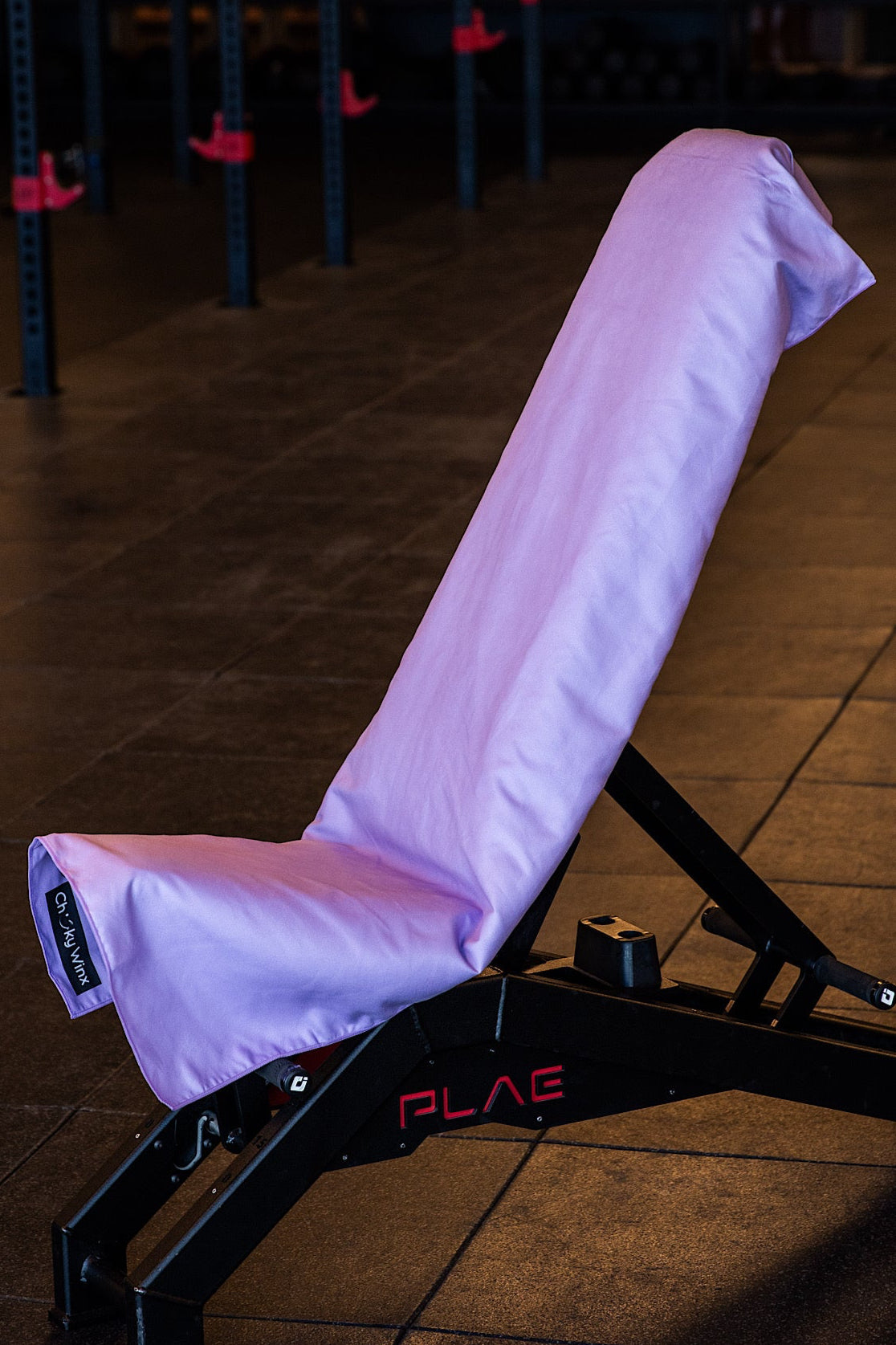 Purple Hooded Gym Towel - Cheeky Winx