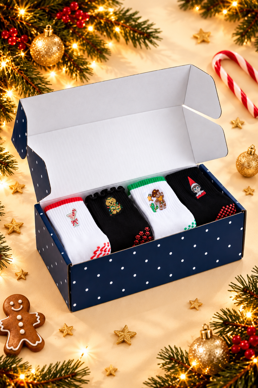 Grip Sock Gift Box | 4 Pairs