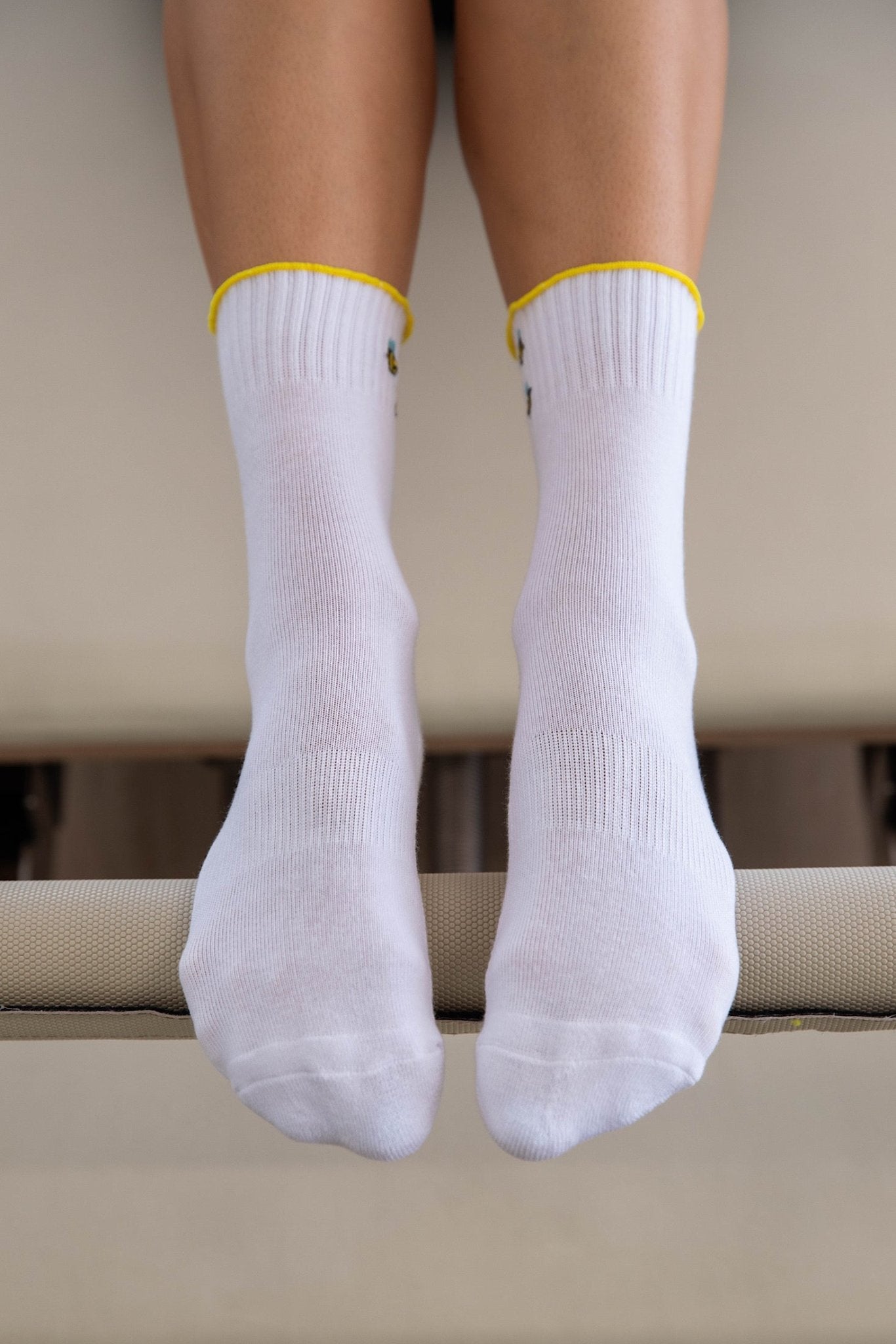 Bumble Bees non-slip grip socks for Pilates reformer and barre by Cheeky Winx Australia