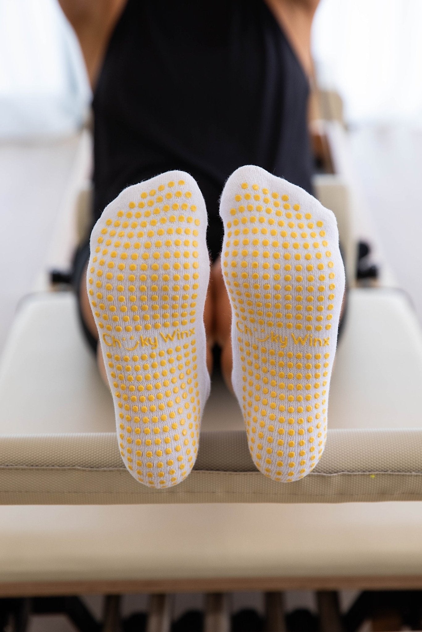 Bumble Bees non-slip grip socks for Pilates reformer and barre by Cheeky Winx Australia
