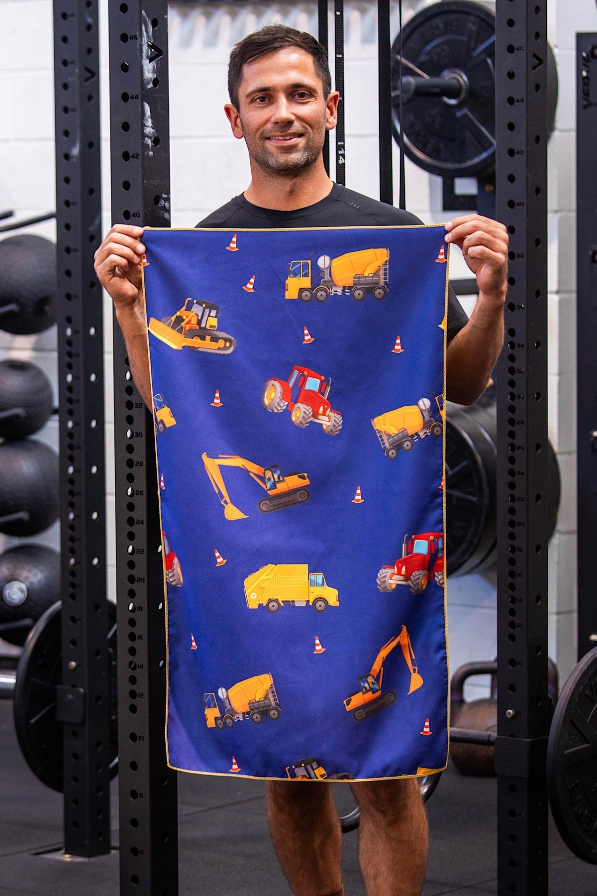 Construction Trucks Gym Towel - Cheeky Winx