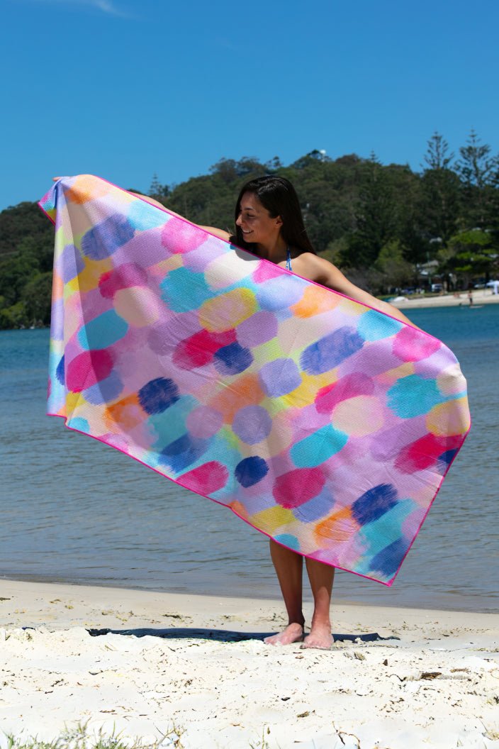 Cotton Candy Beach Towel - Cheeky Winx