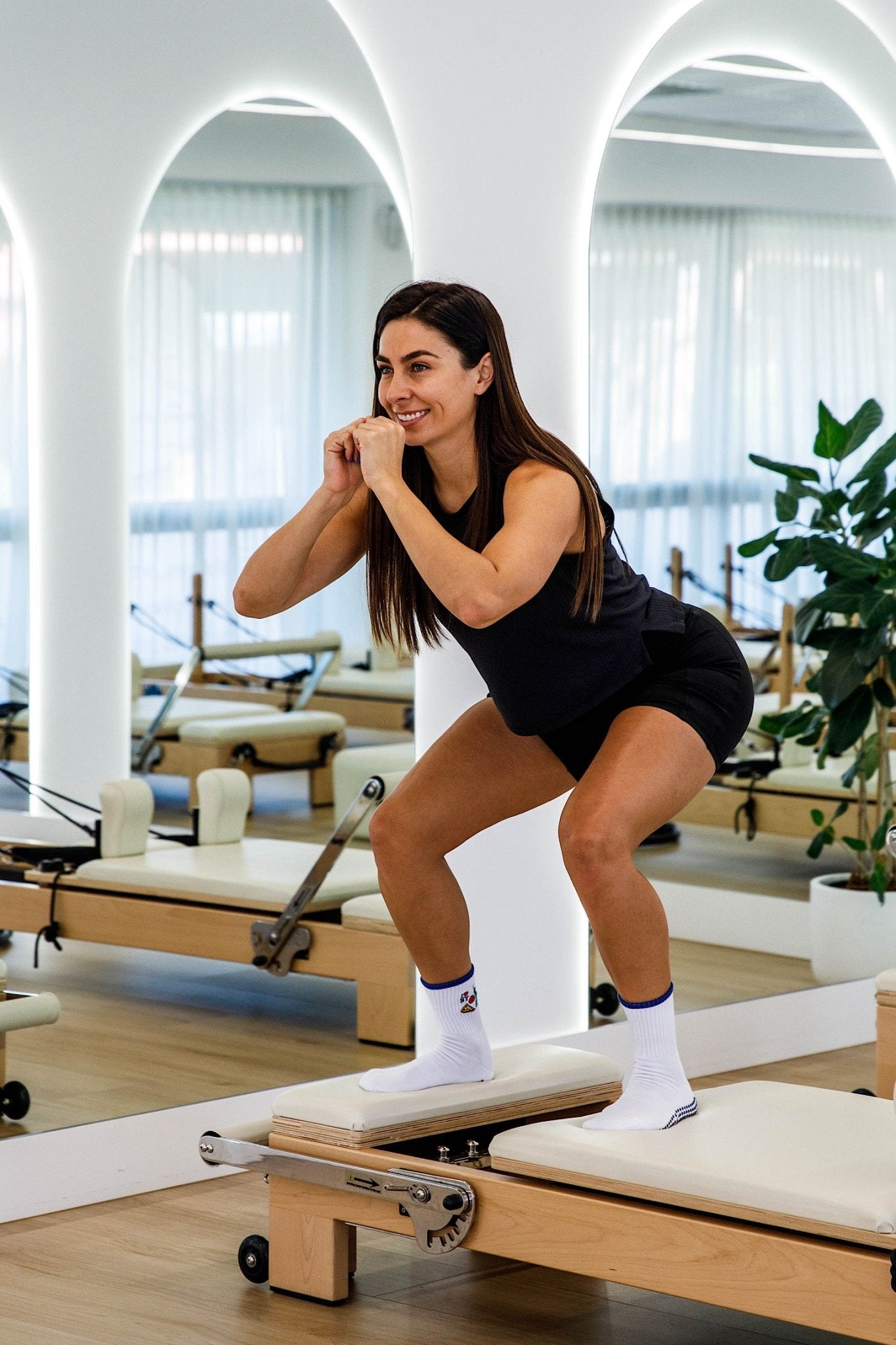 Crew NYC non-slip grip socks for Pilates reformer and barre by Cheeky Winx Australia