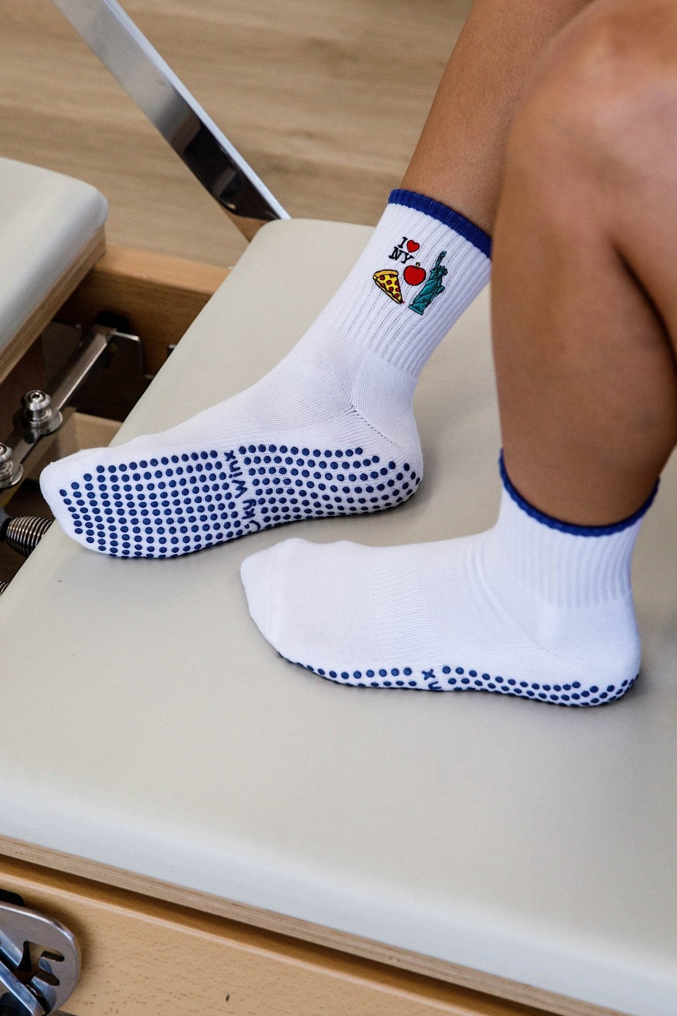 Crew NYC non-slip grip socks for Pilates reformer and barre by Cheeky Winx Australia