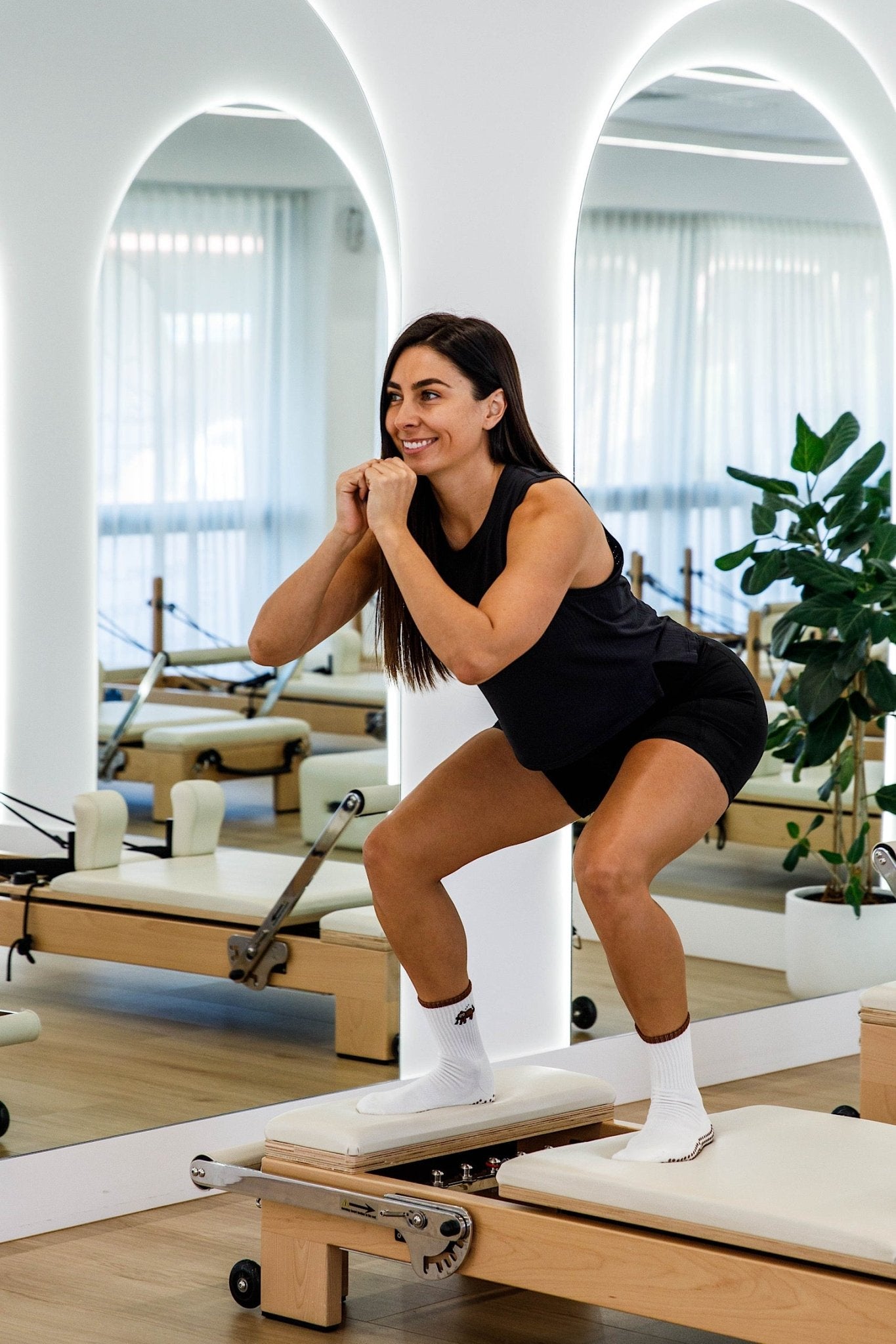 Crew Sleepy Sloths non-slip grip socks for Pilates reformer and barre by Cheeky Winx Australia