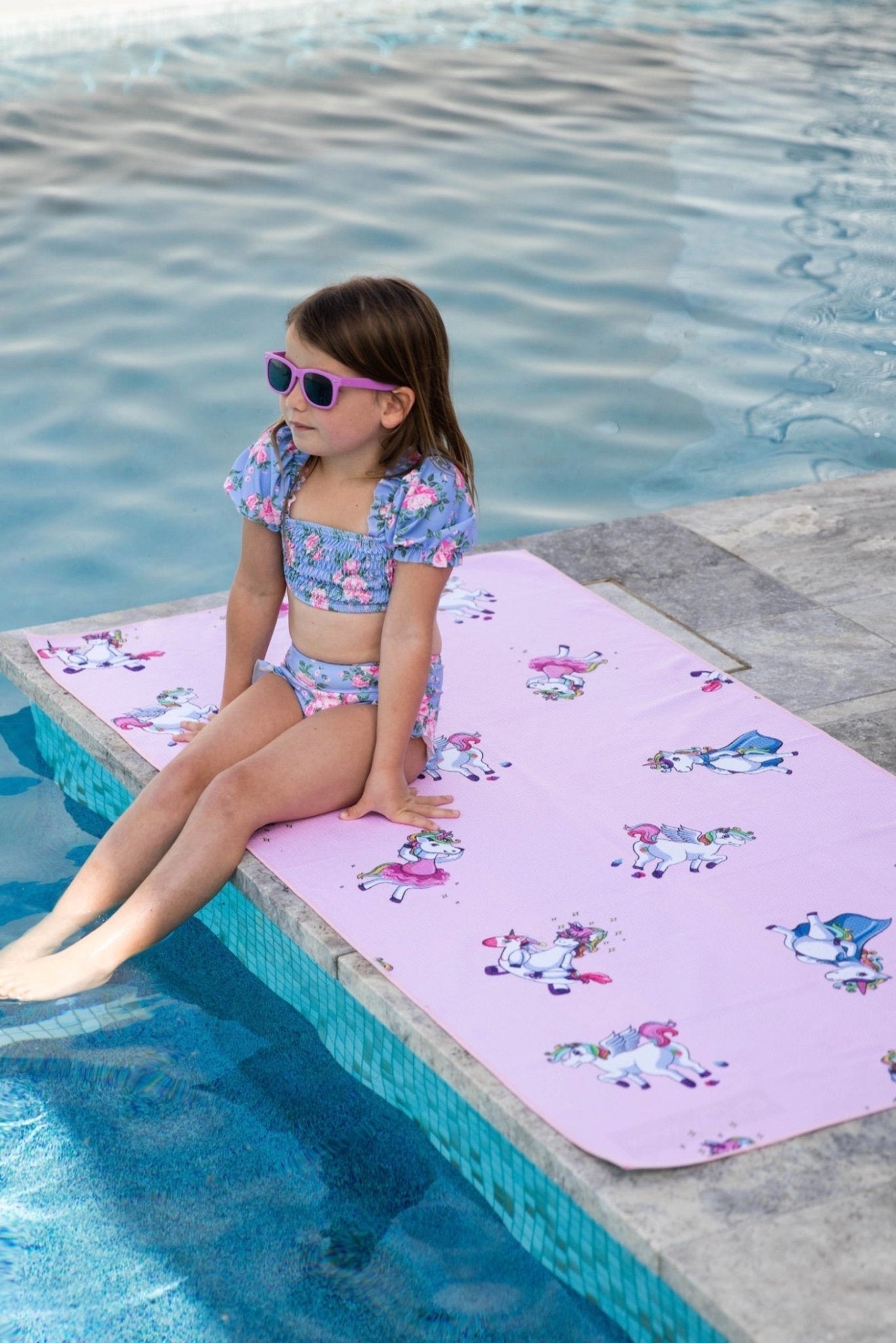 Kids Unicorns Beach Towel - Cheeky Winx