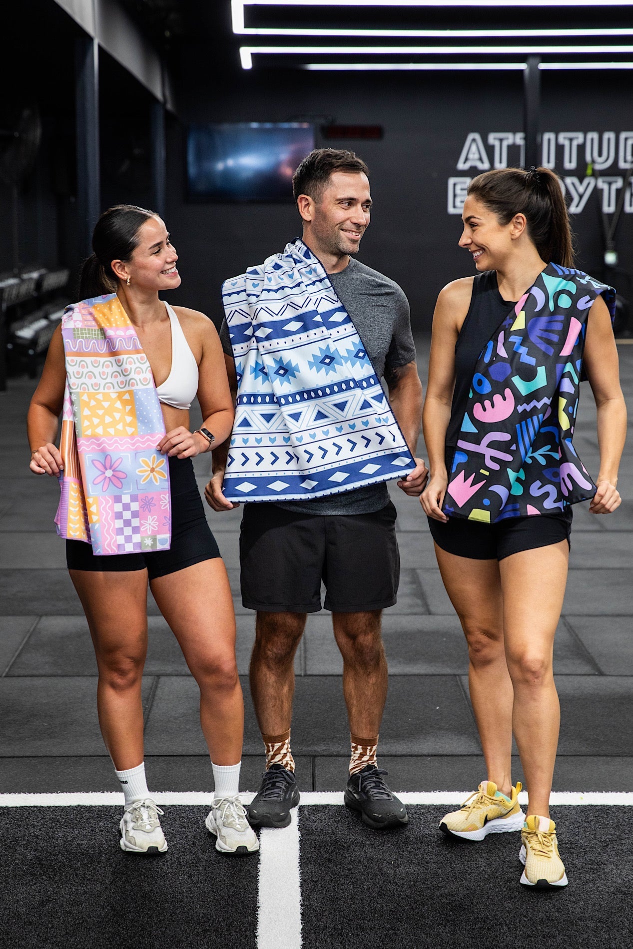 Patchwork Gym Towel - Cheeky Winx
