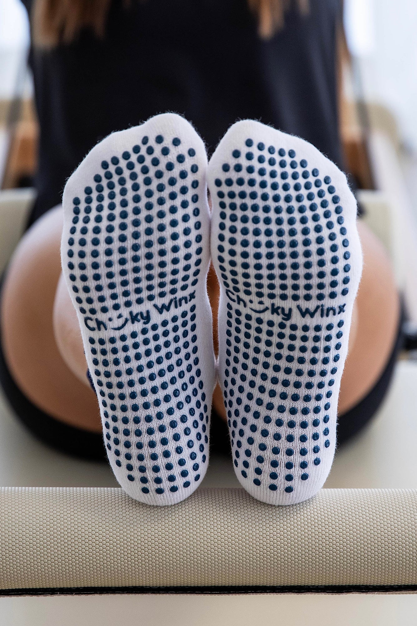 Teddy Bears non-slip grip socks for Pilates reformer and barre by Cheeky Winx Australia