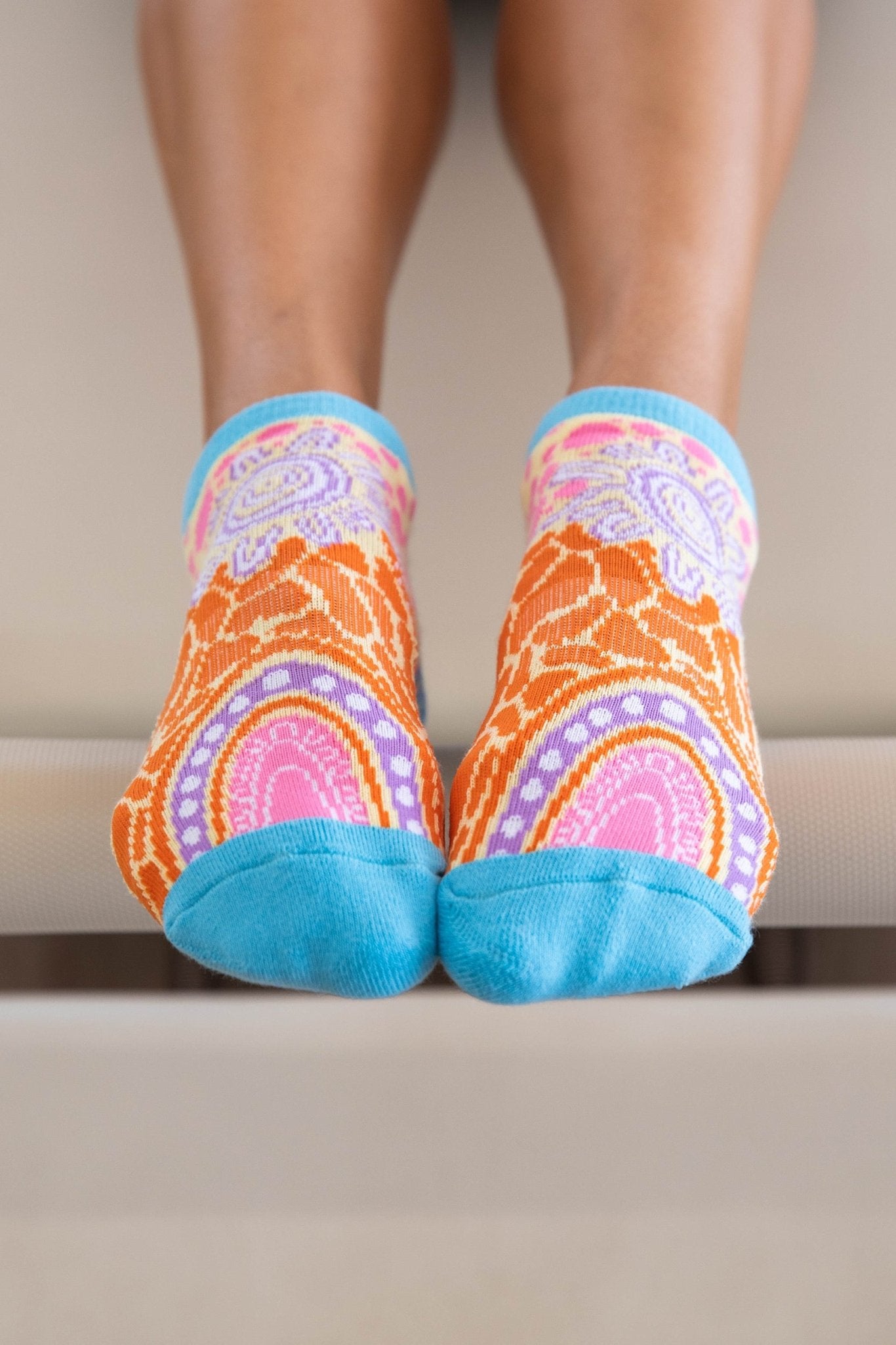 The Journey X Ina Art non-slip grip socks for Pilates reformer and barre by Cheeky Winx Australia