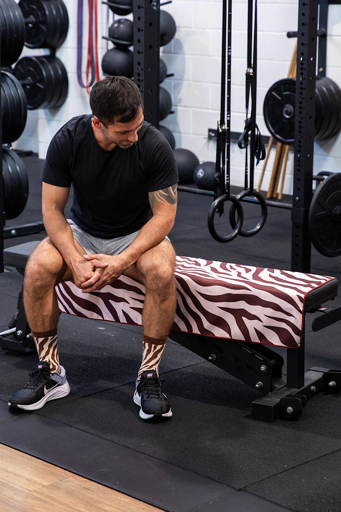 Zebra Stripes Gym Towel - Cheeky Winx